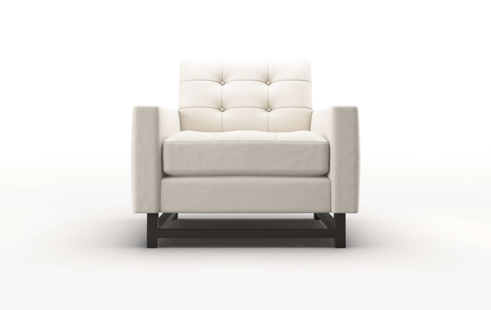 Madrid Malibu Linen Chair espresso legs 1