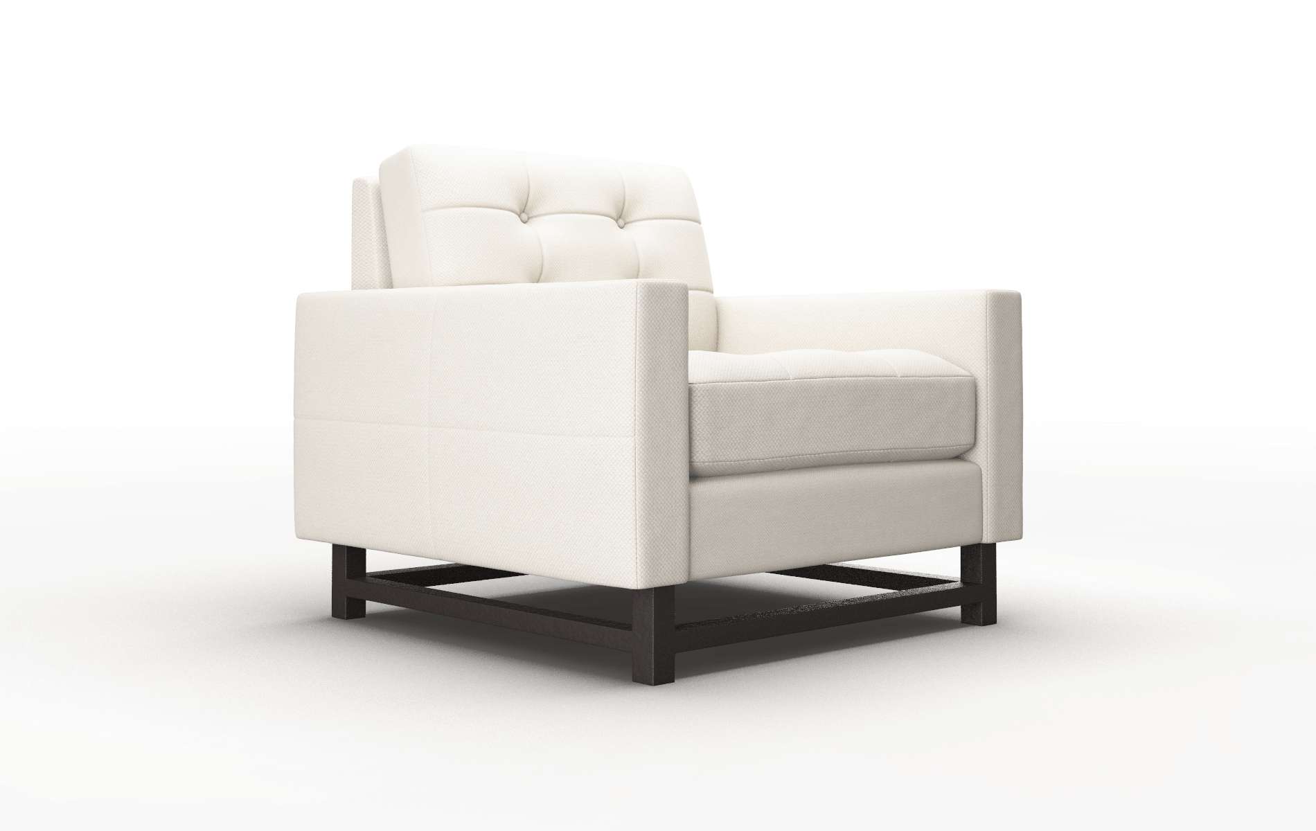 Madrid Malibu Linen Chair espresso legs 2