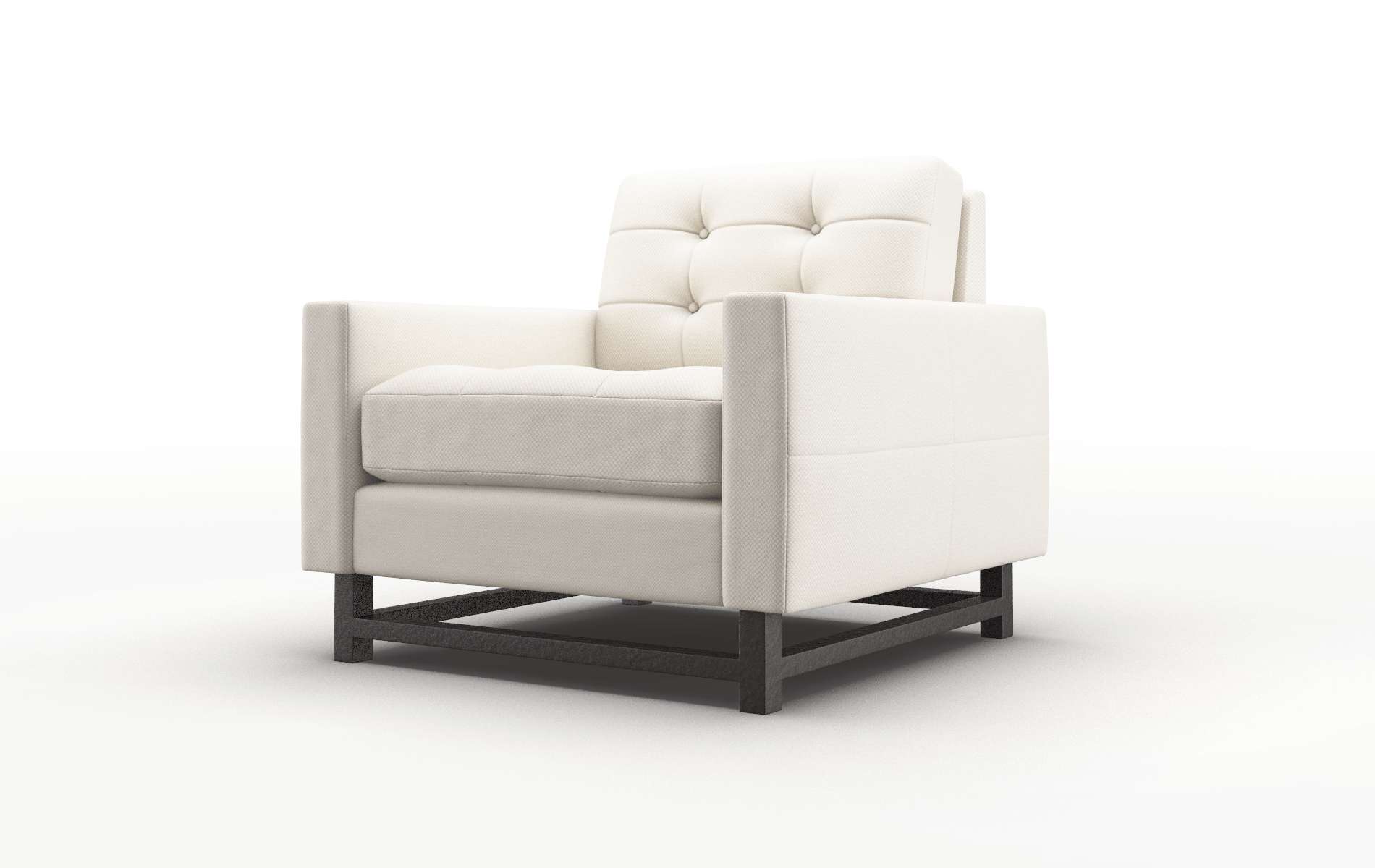 Madrid Malibu Linen Chair espresso legs 4