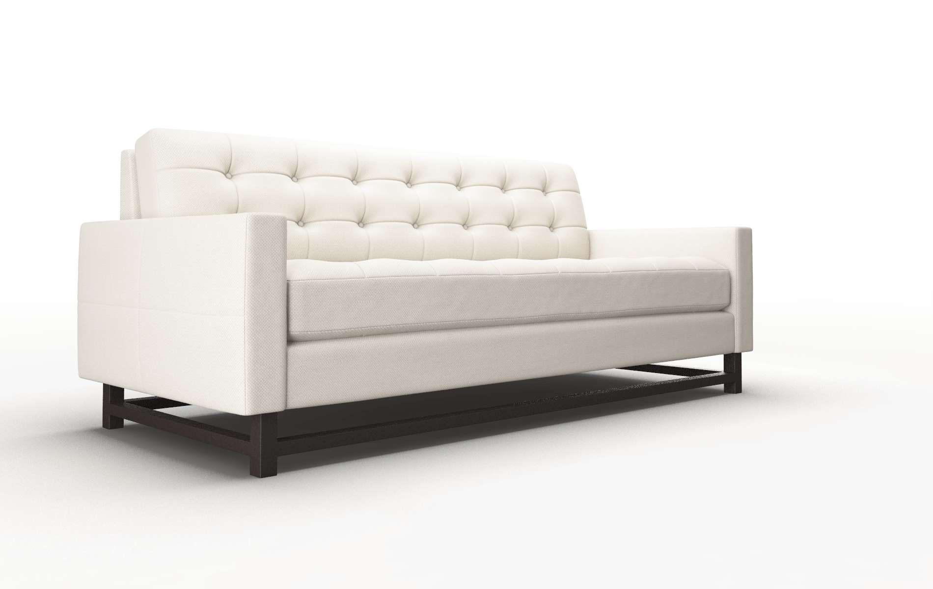 Madrid Malibu Linen Sofa espresso legs 2
