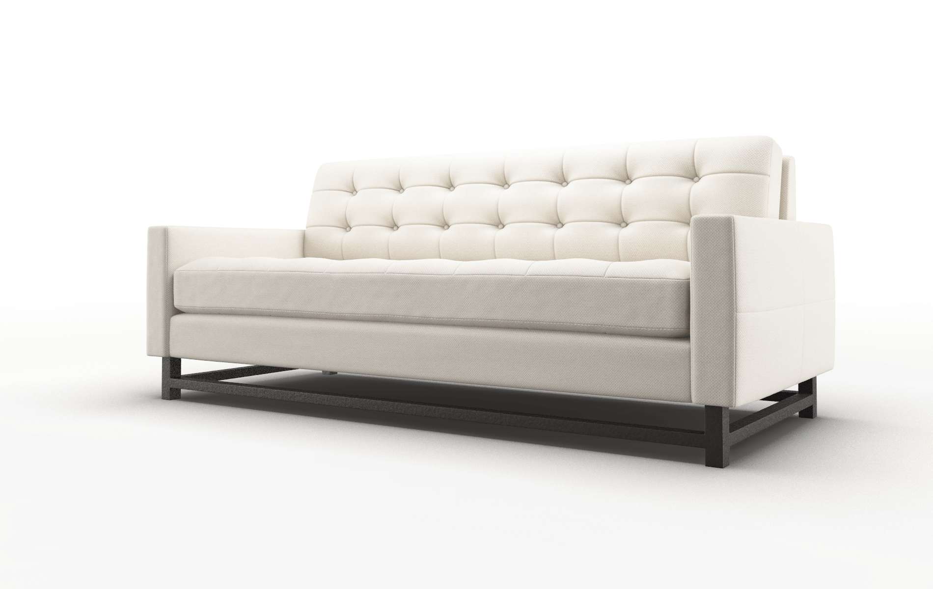 Madrid Malibu Linen Sofa espresso legs 4