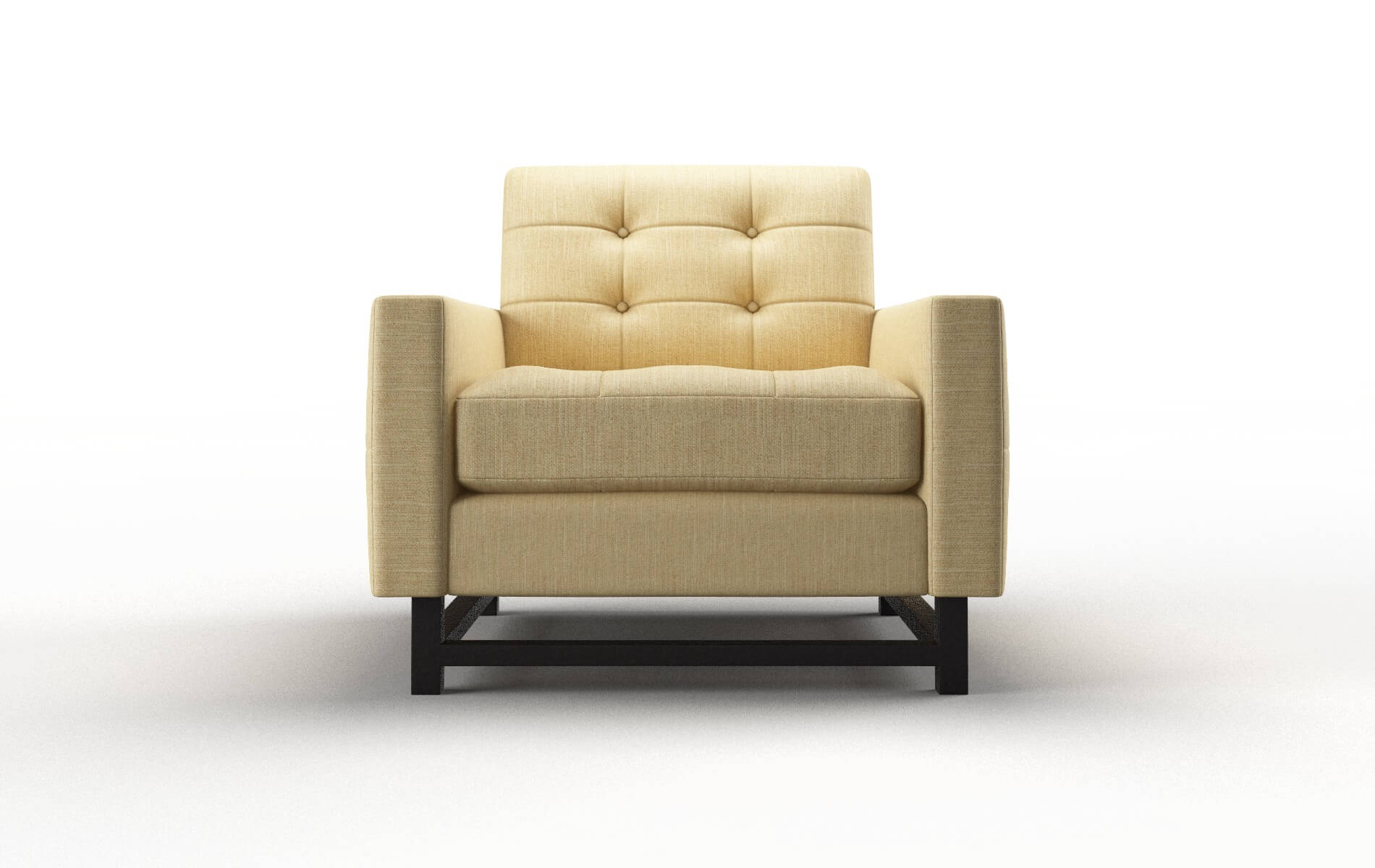 Madrid Malibu maize Chair Espresso Legs  1