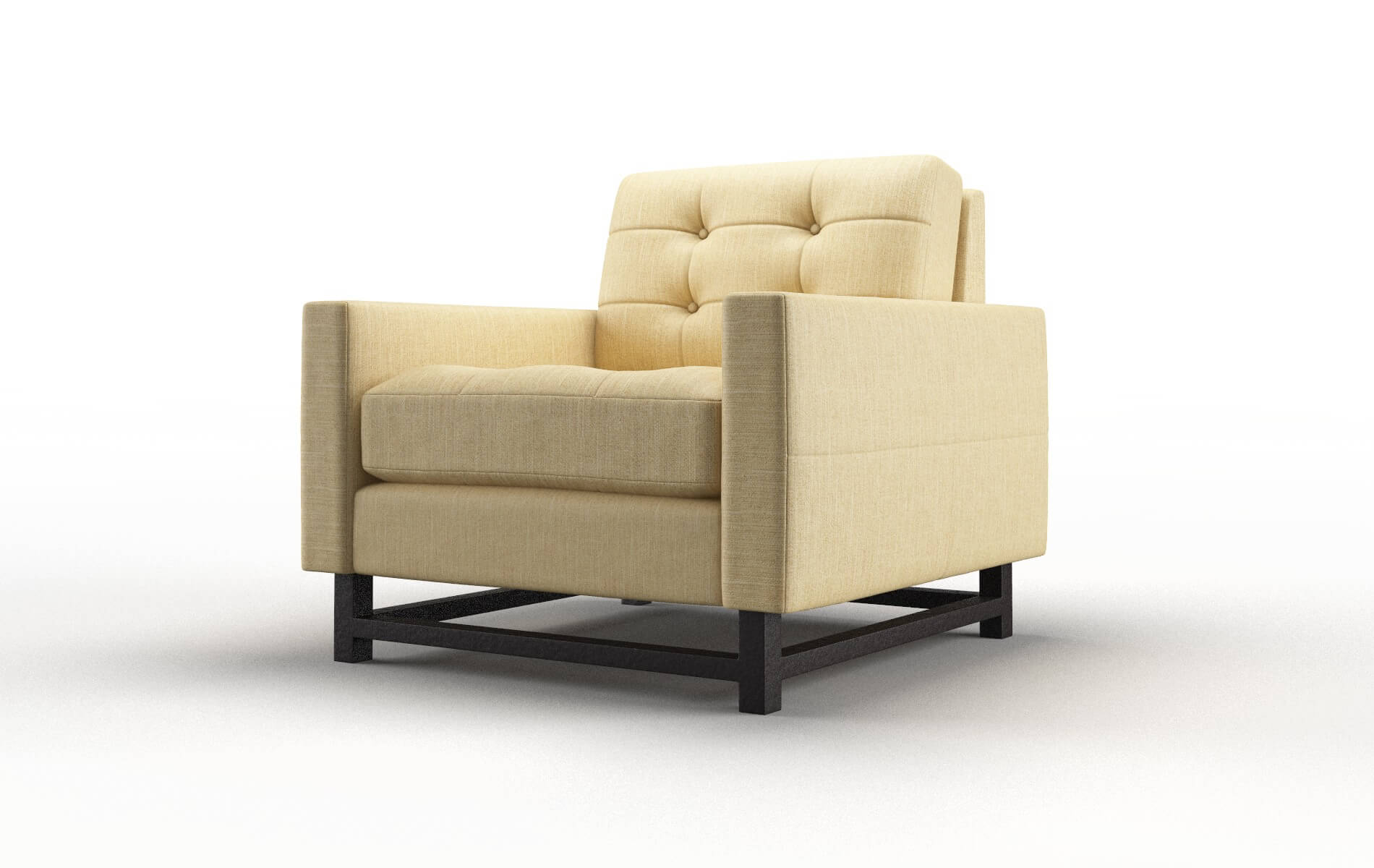 Madrid Malibu Maize Chair espresso legs 4