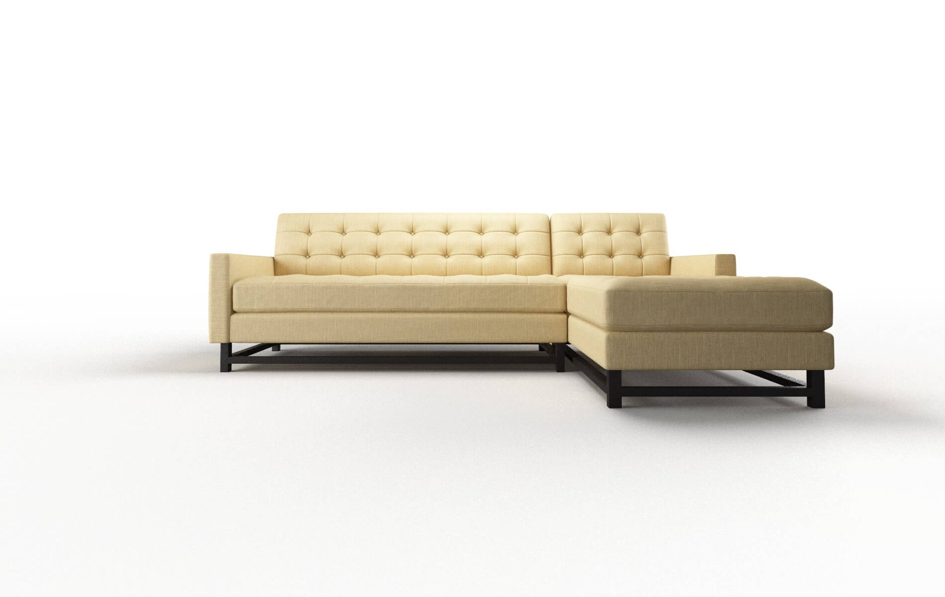 Madrid Malibu Maize Panel espresso legs 1