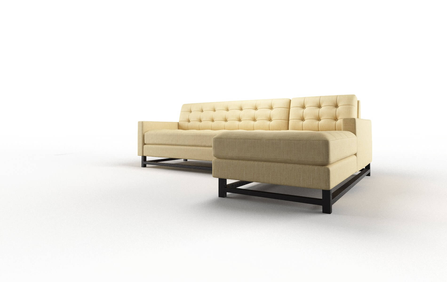 Madrid Malibu Maize Panel espresso legs 4