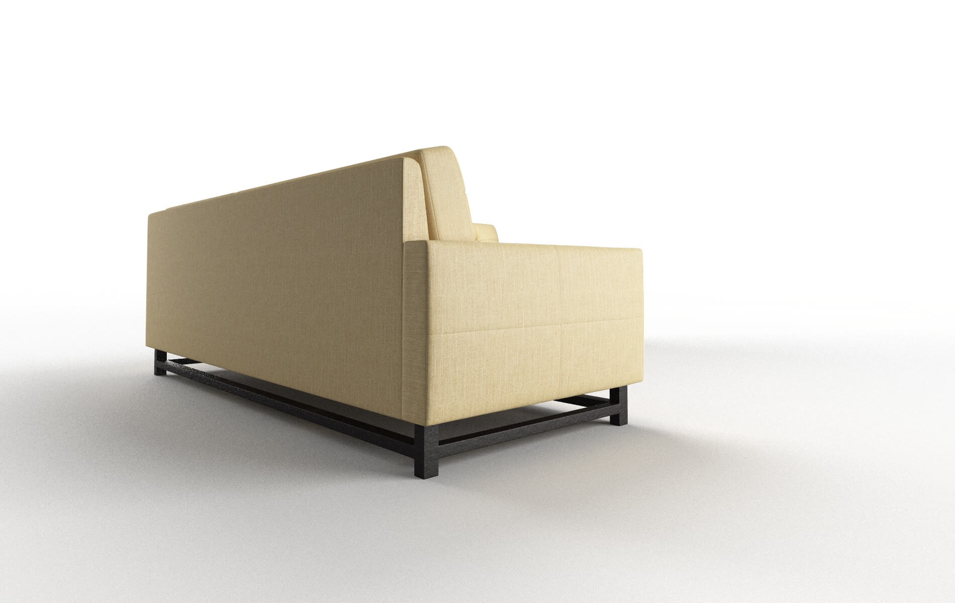 Madrid Malibu Maize Sectional espresso legs 3