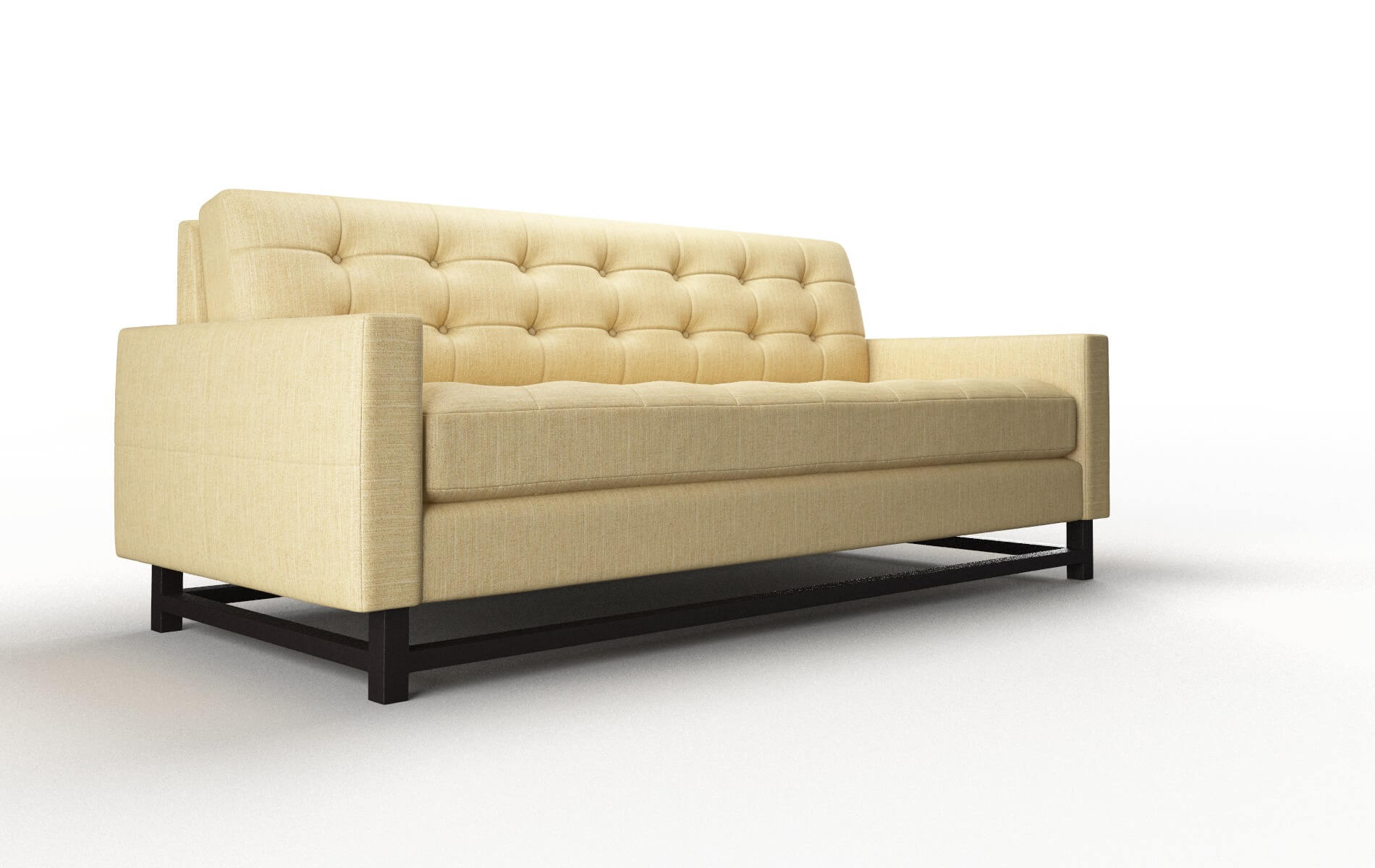 Madrid Malibu Maize Sofa espresso legs 2