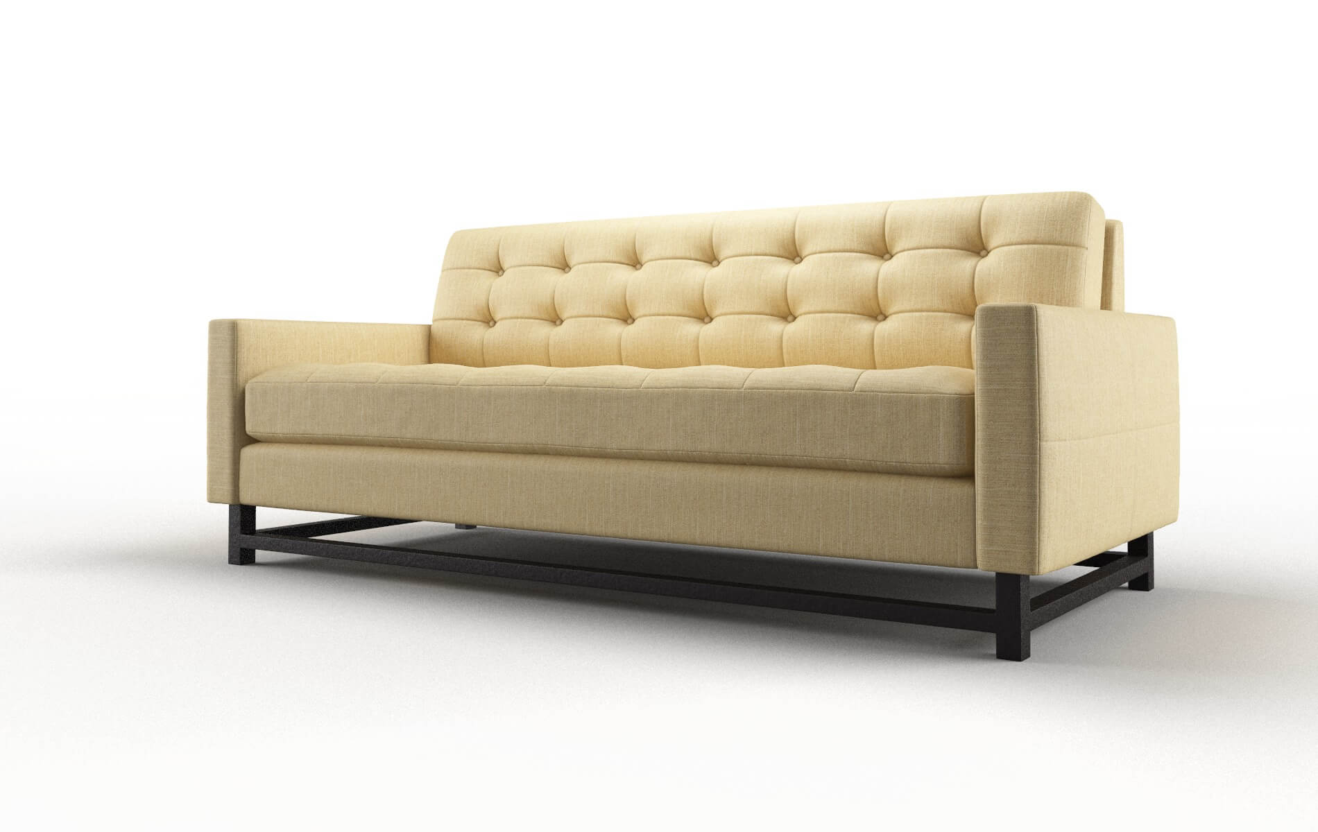 Madrid Malibu Maize Sofa espresso legs 4