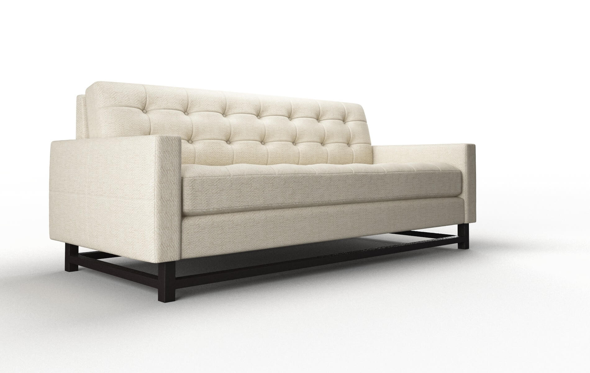 Madrid Malibu Sand Sofa espresso legs 2