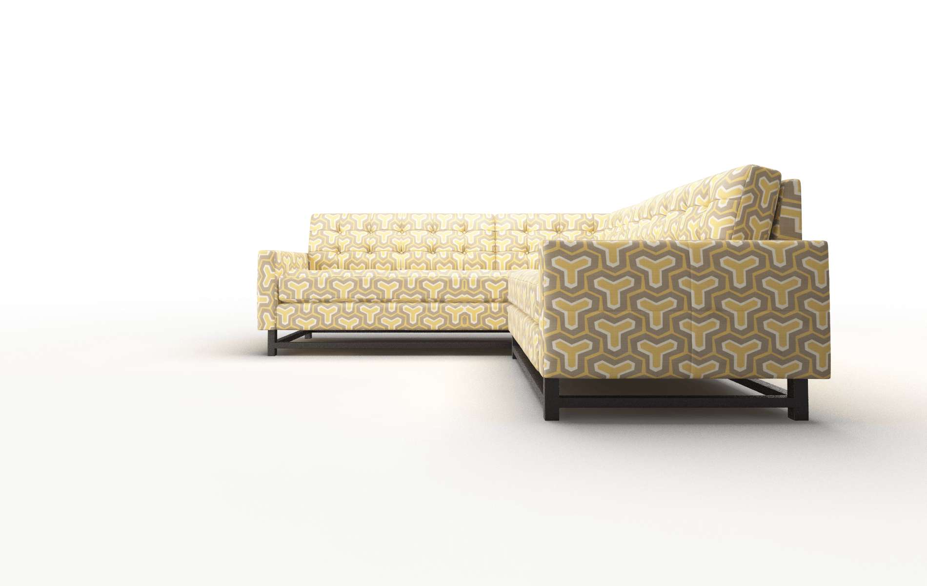 Madrid Merci Dijon Sectional espresso legs 5