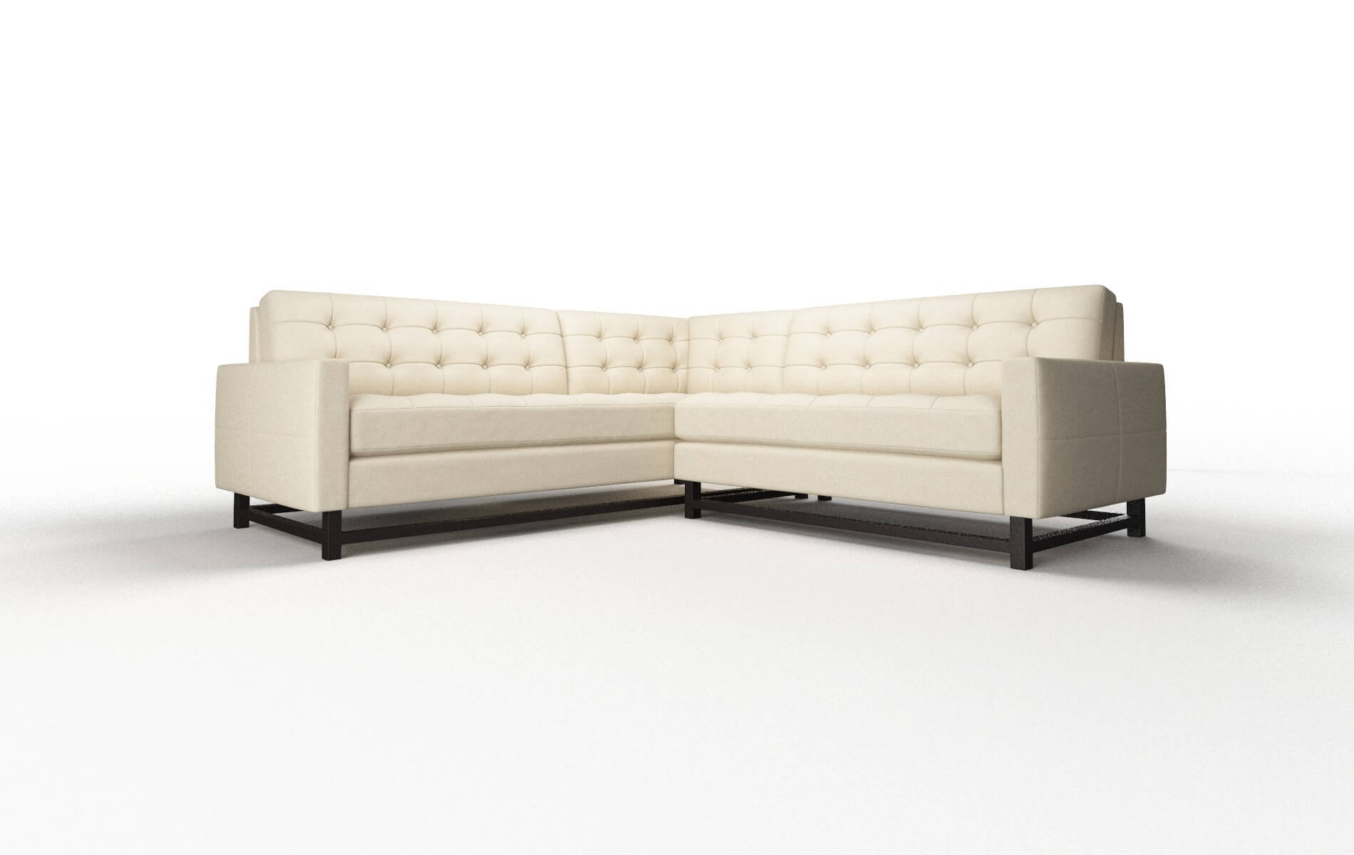 Madrid Noble Buckwheat Sectional espresso legs 1