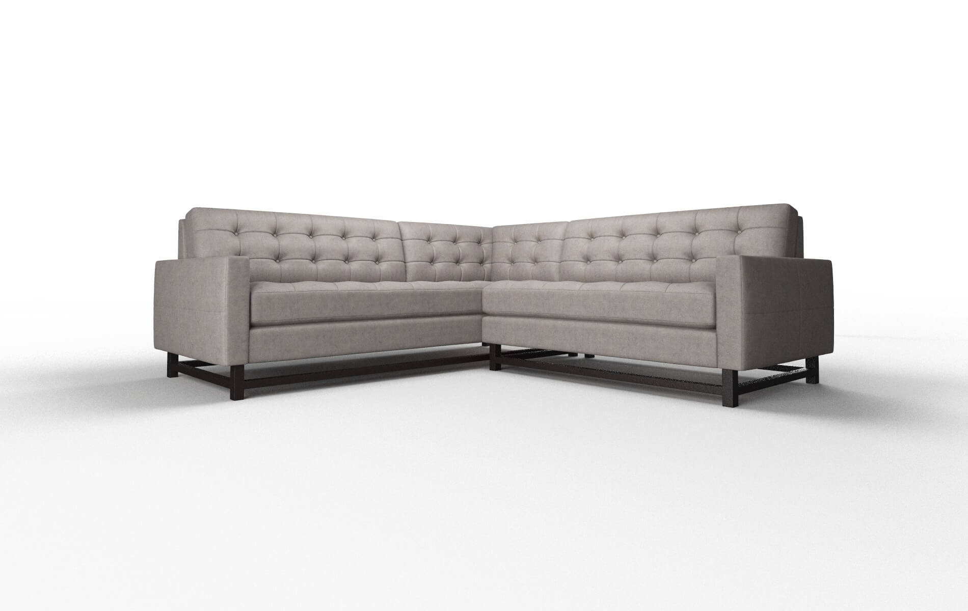 Madrid Noble Otter Sectional espresso legs 1