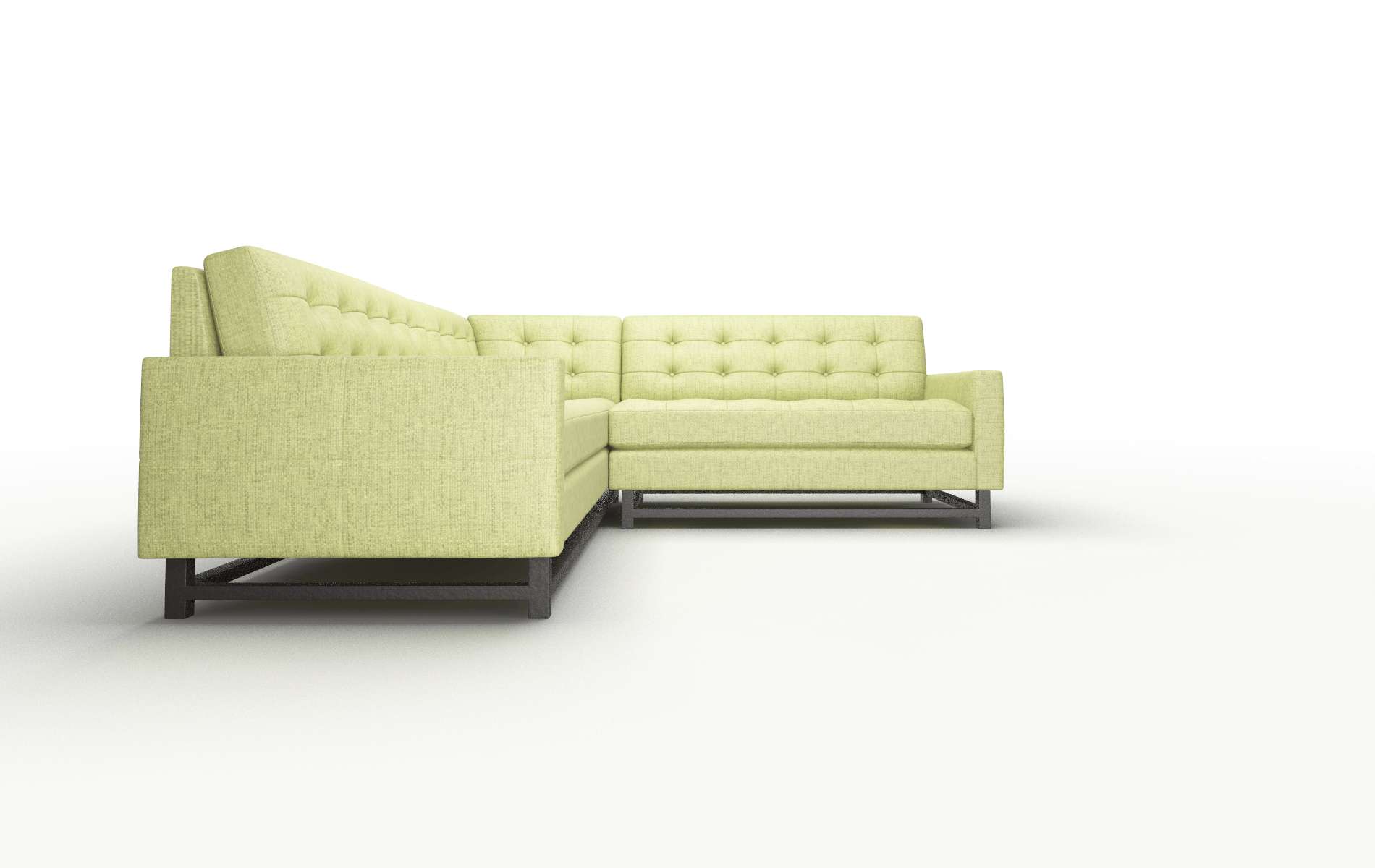 Madrid Notion Appletini Sectional espresso legs 2