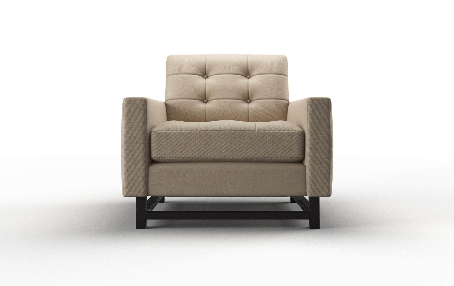 Madrid Oakley Taupe Chair espresso legs 1