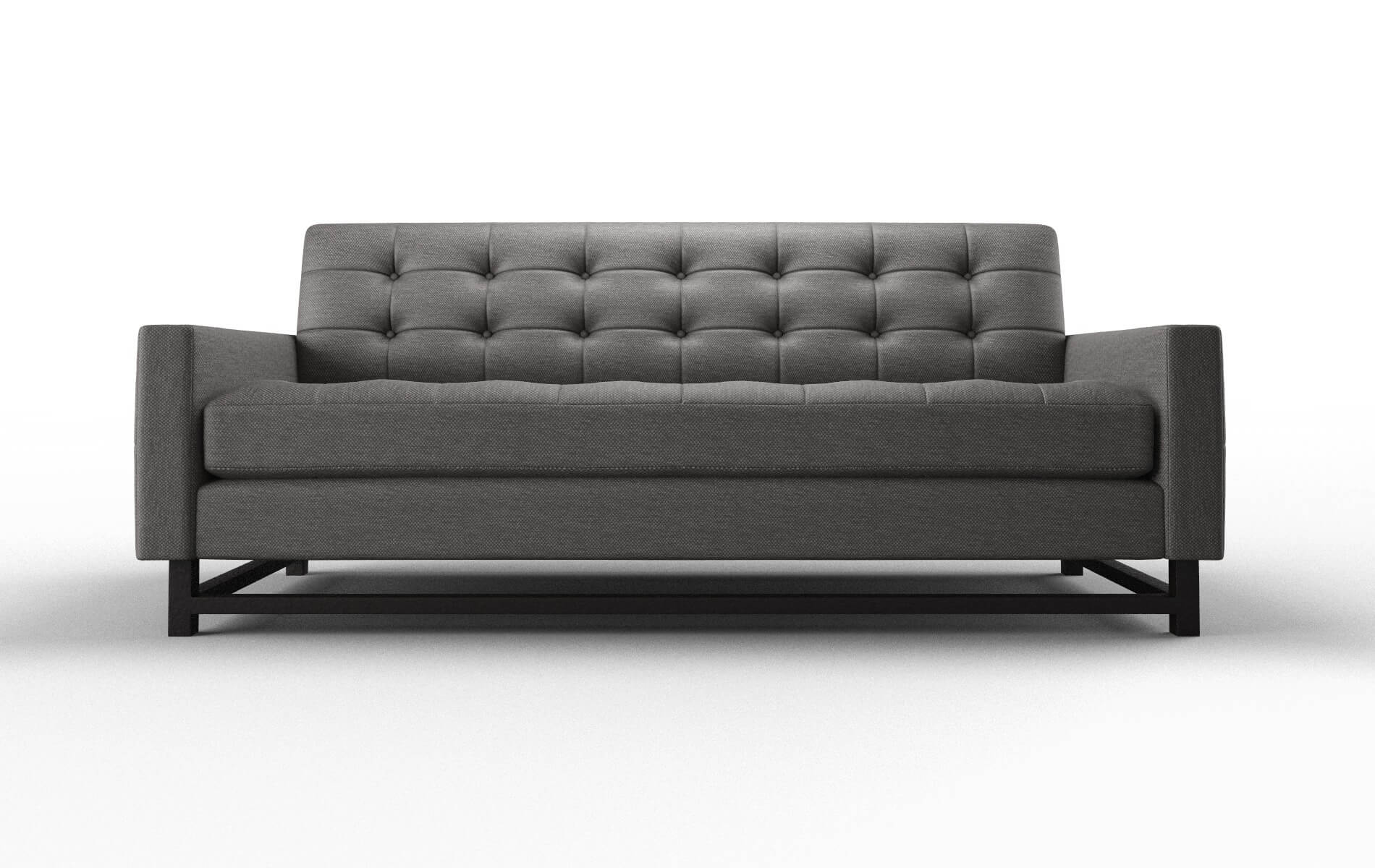 Madrid Oscar Charcoal Sofa espresso legs 1