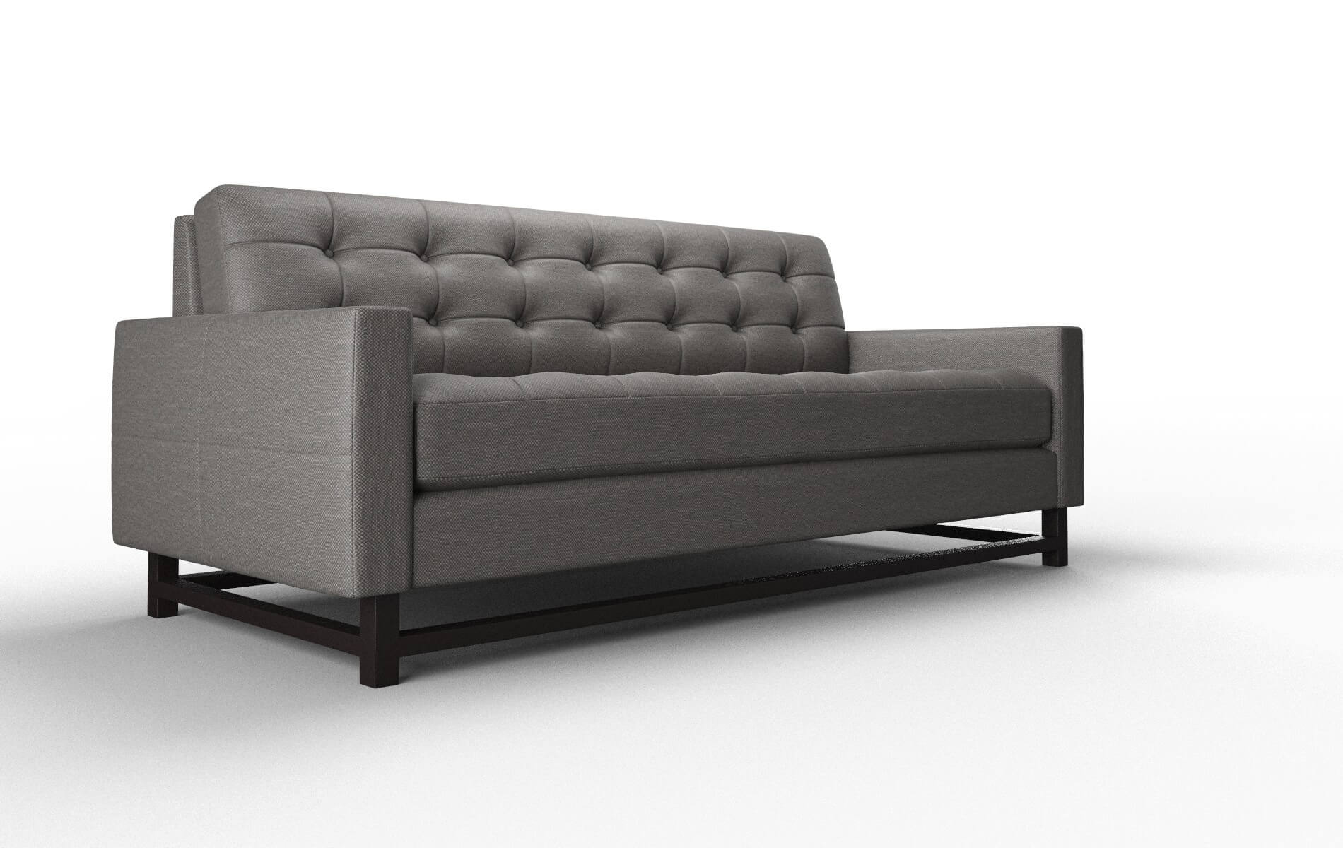 Madrid Oscar Grey Sofa espresso legs 2