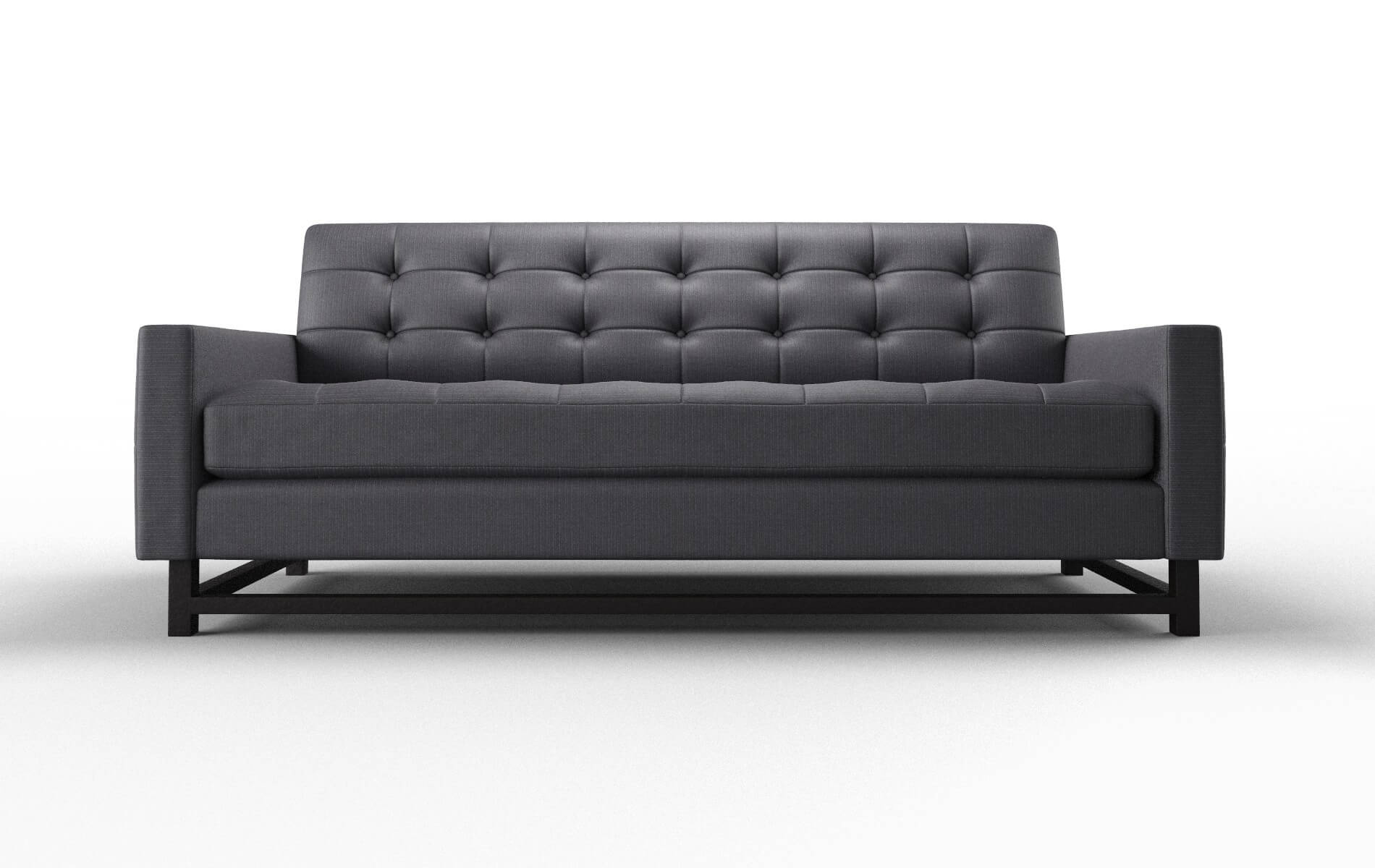 Madrid Parker Charcoal Sofa espresso legs 1