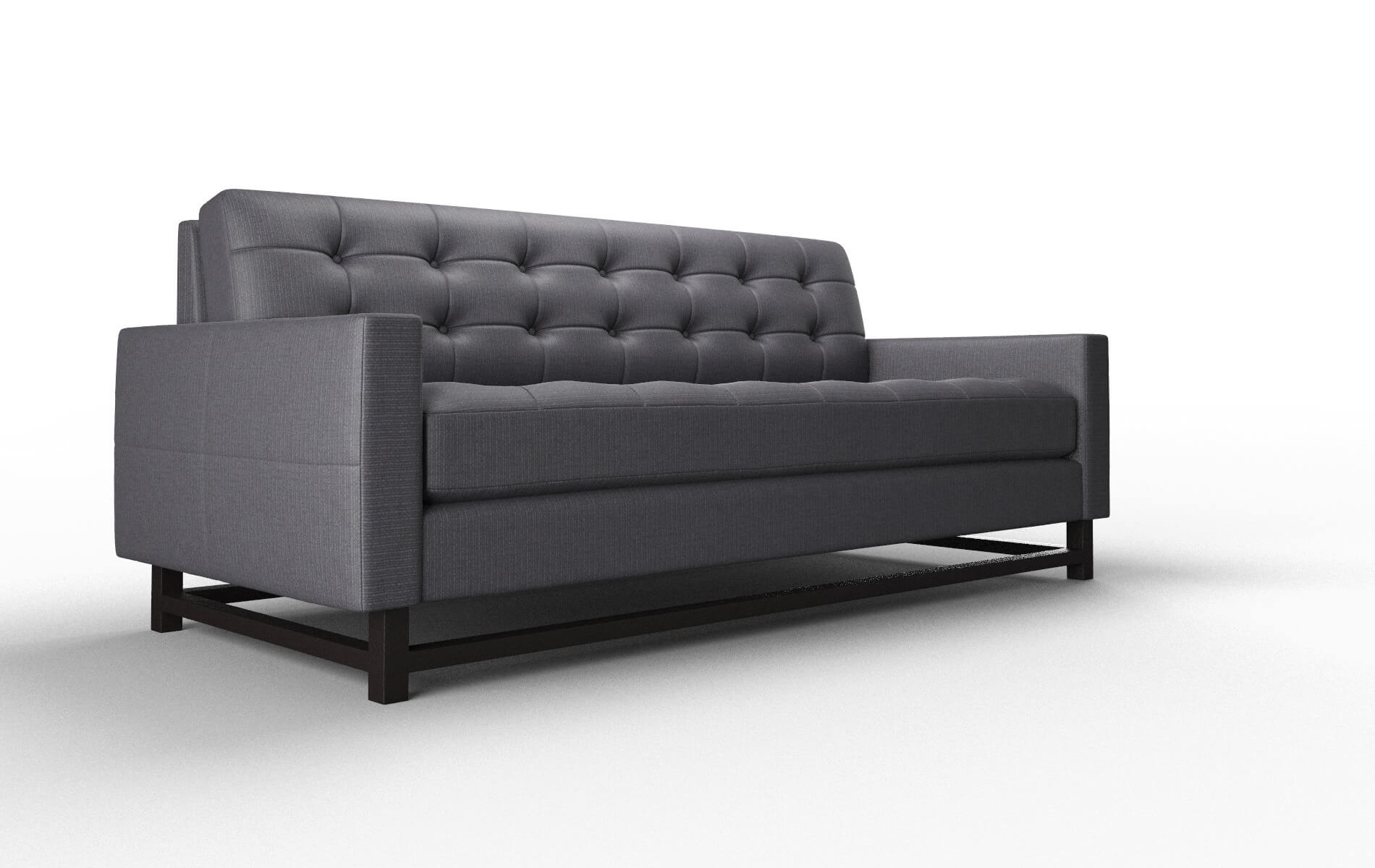 Madrid Parker Charcoal Sofa espresso legs 2