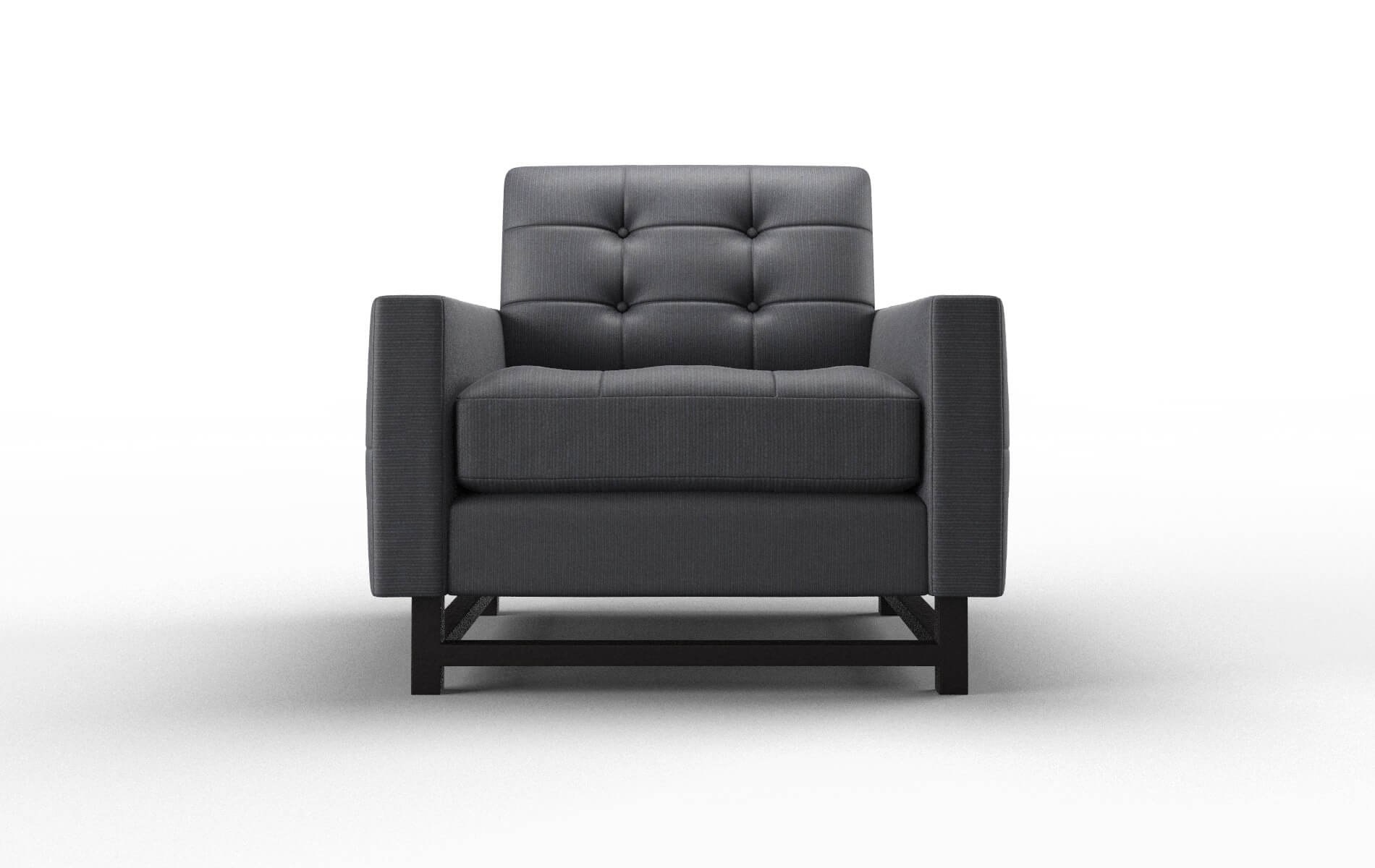 Madrid Parker Midnight Chair espresso legs 1