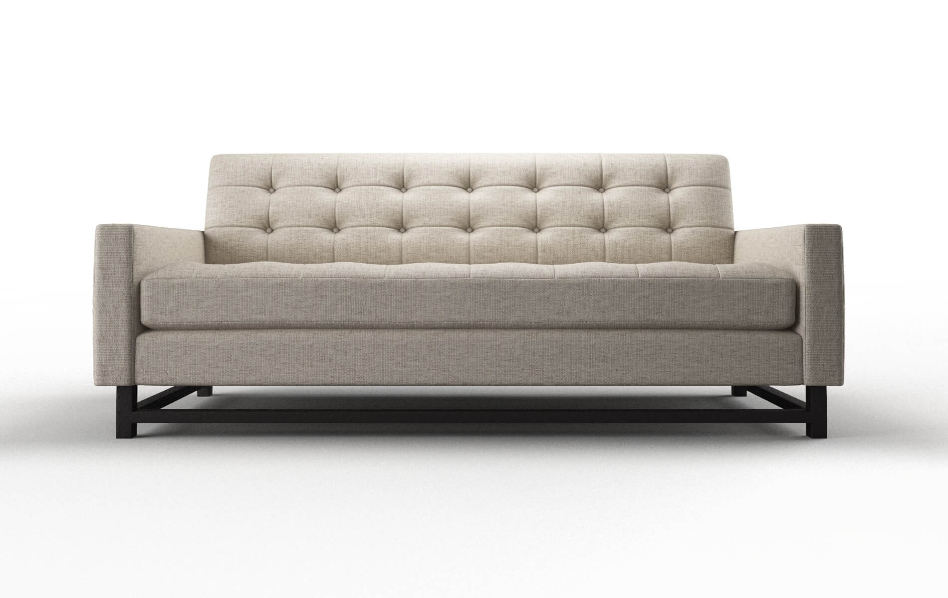 Madrid Parker Wheat Sofa espresso legs 1