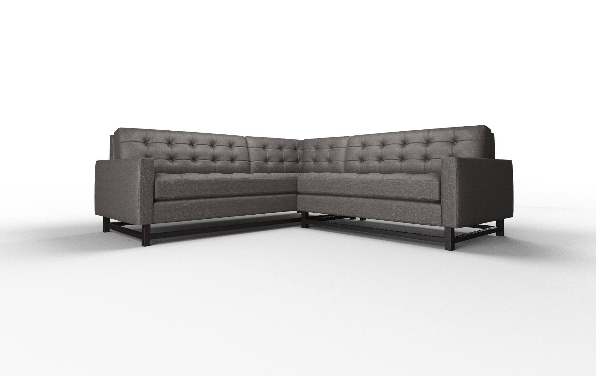 Madrid Phoenix Chocolate Sectional espresso legs 1