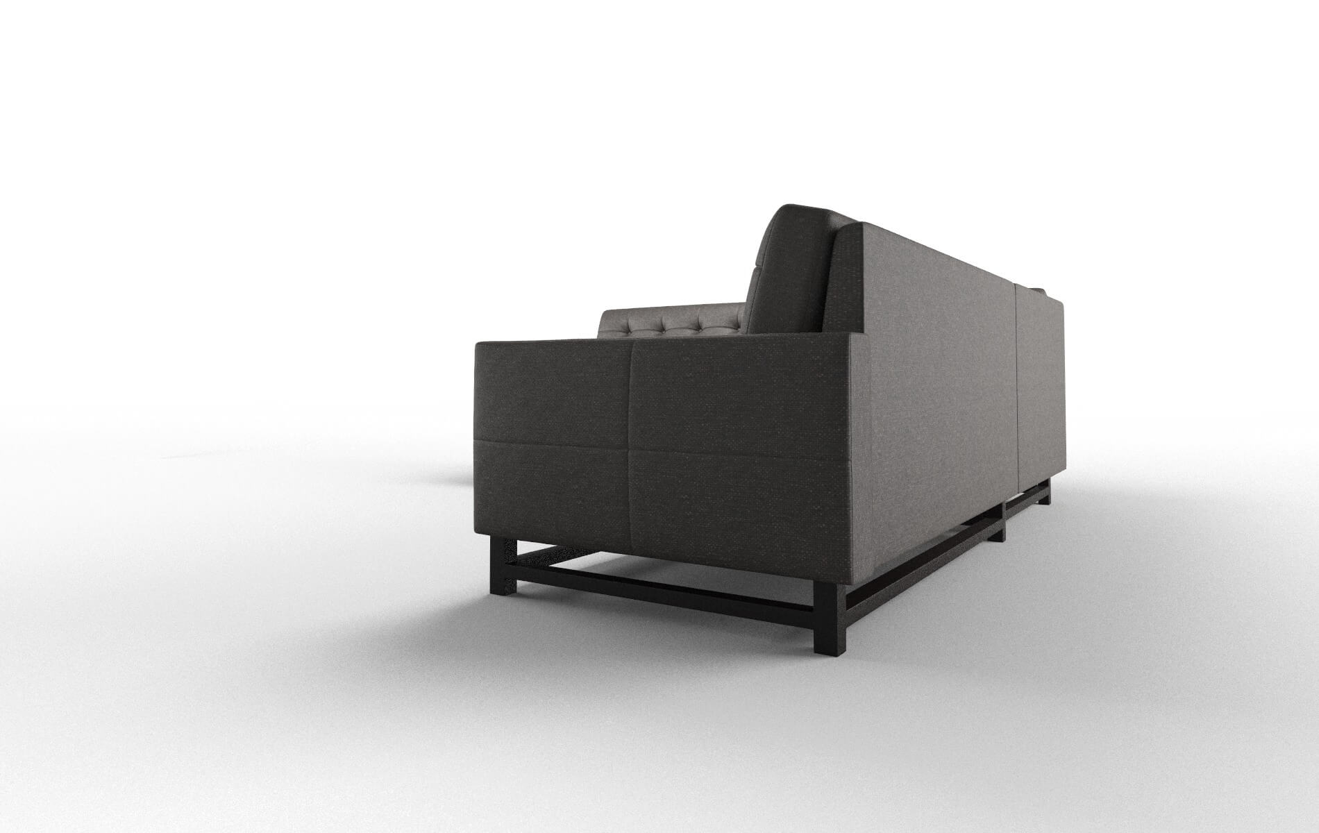 Madrid Phoenix Chocolate Sectional espresso legs 4