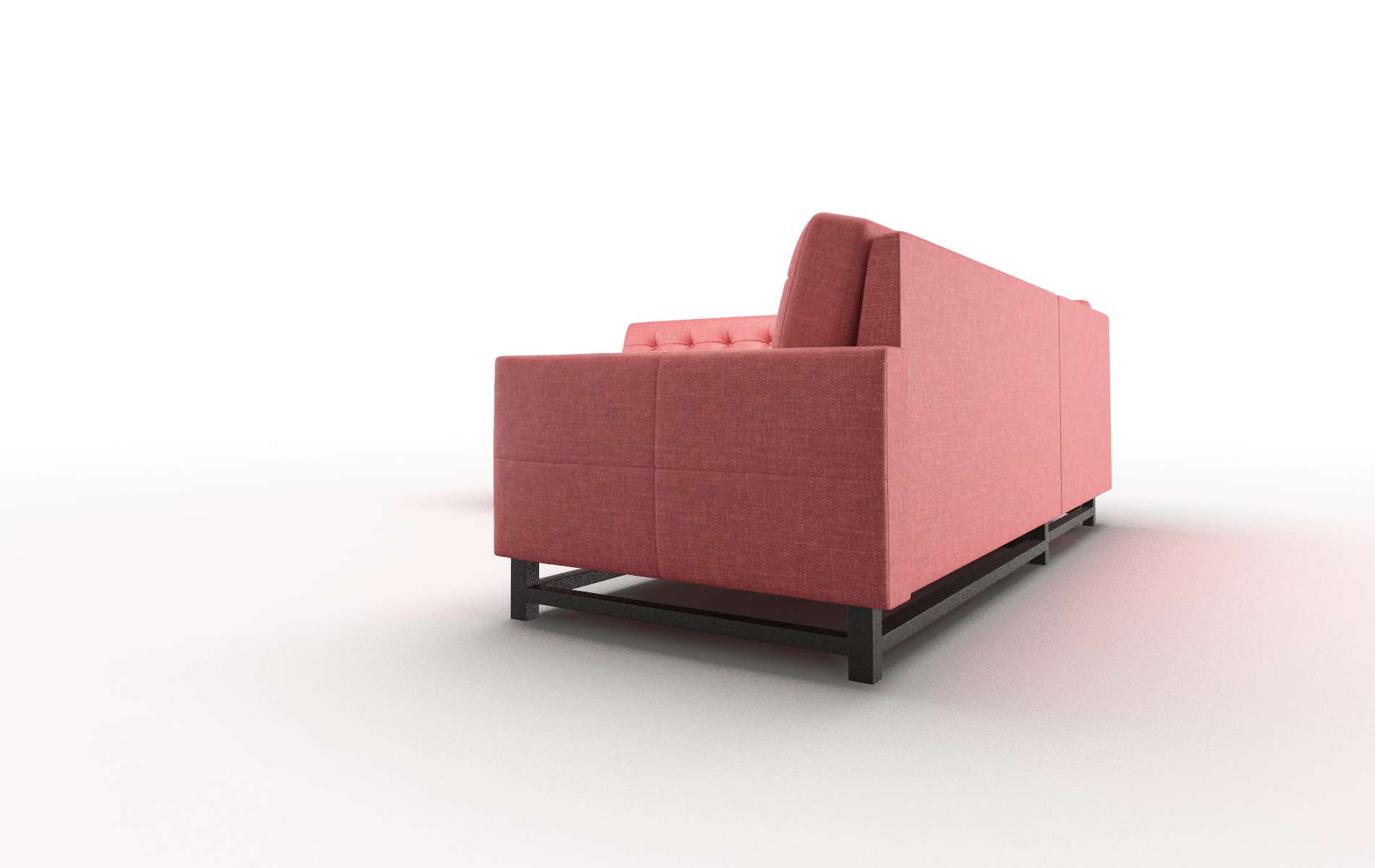 Madrid Portland Berry Sectional espresso legs 4