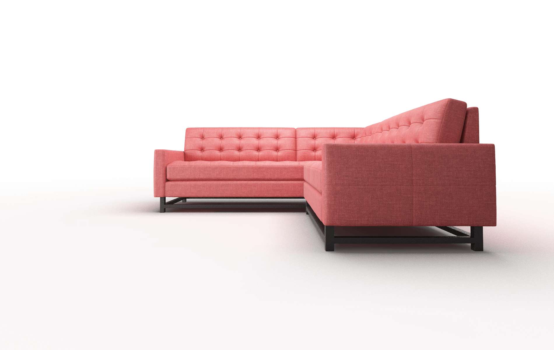 Madrid Portland Berry Sectional espresso legs 5