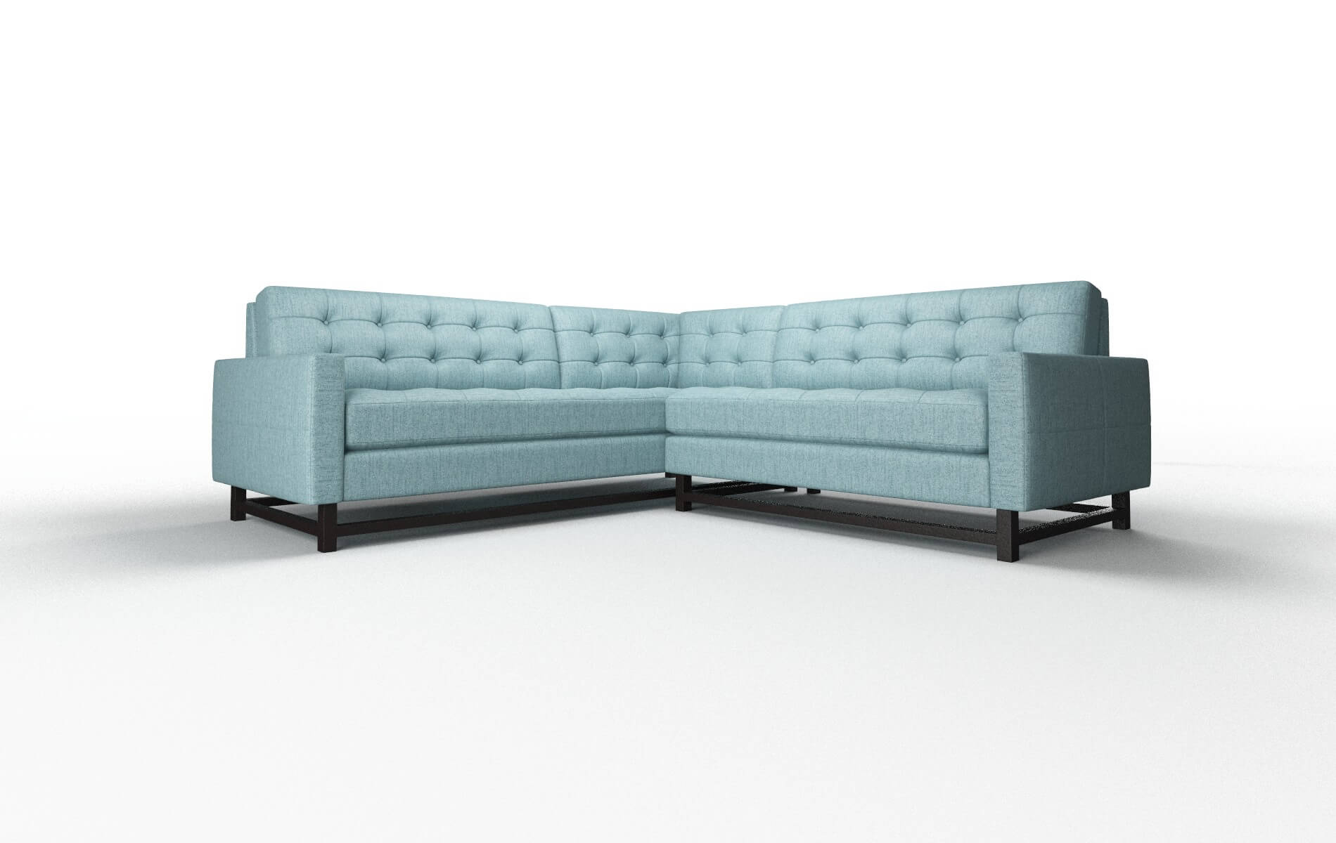 Madrid Prisma Hydrate Sectional espresso legs 1