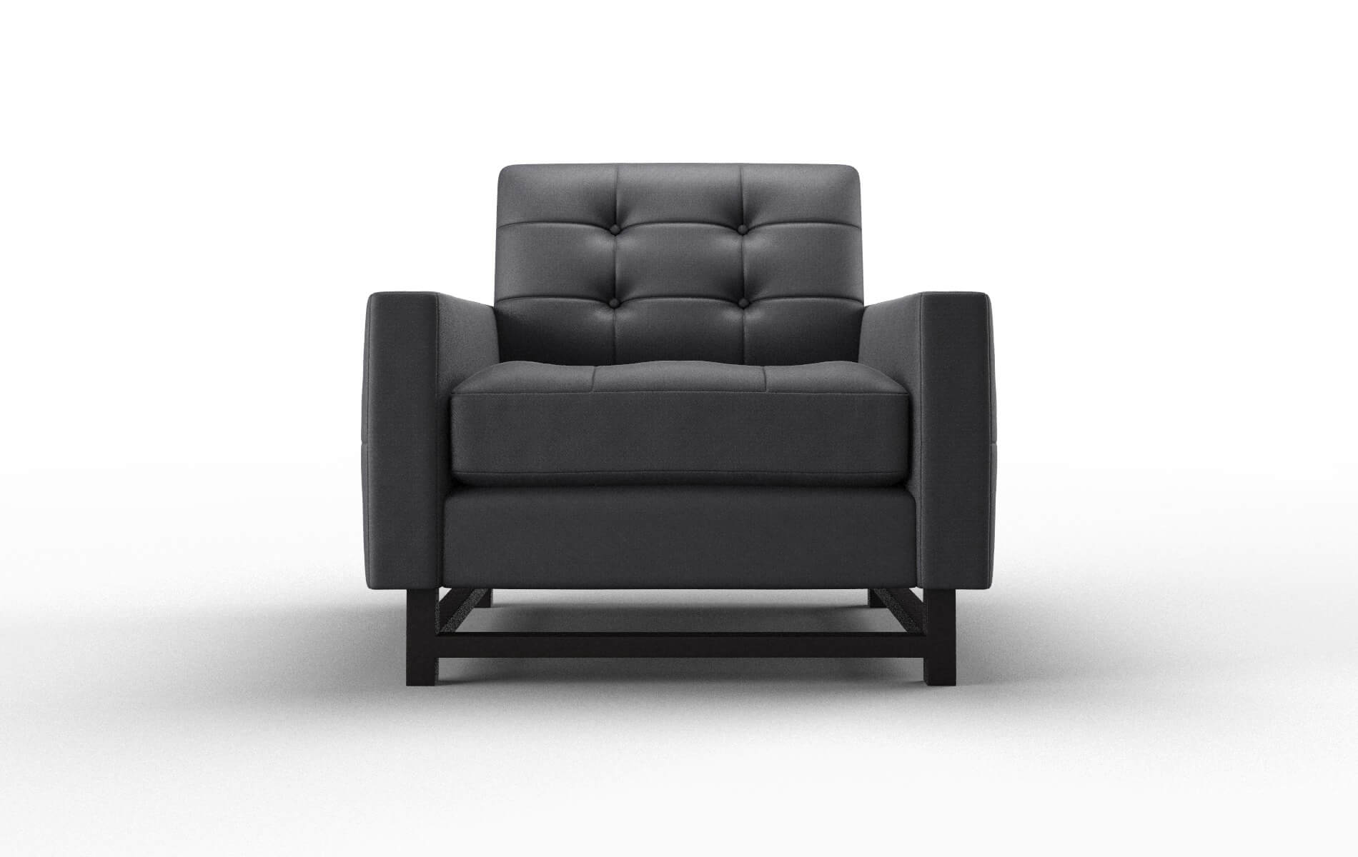 Madrid Redondo Navy Chair espresso legs 1