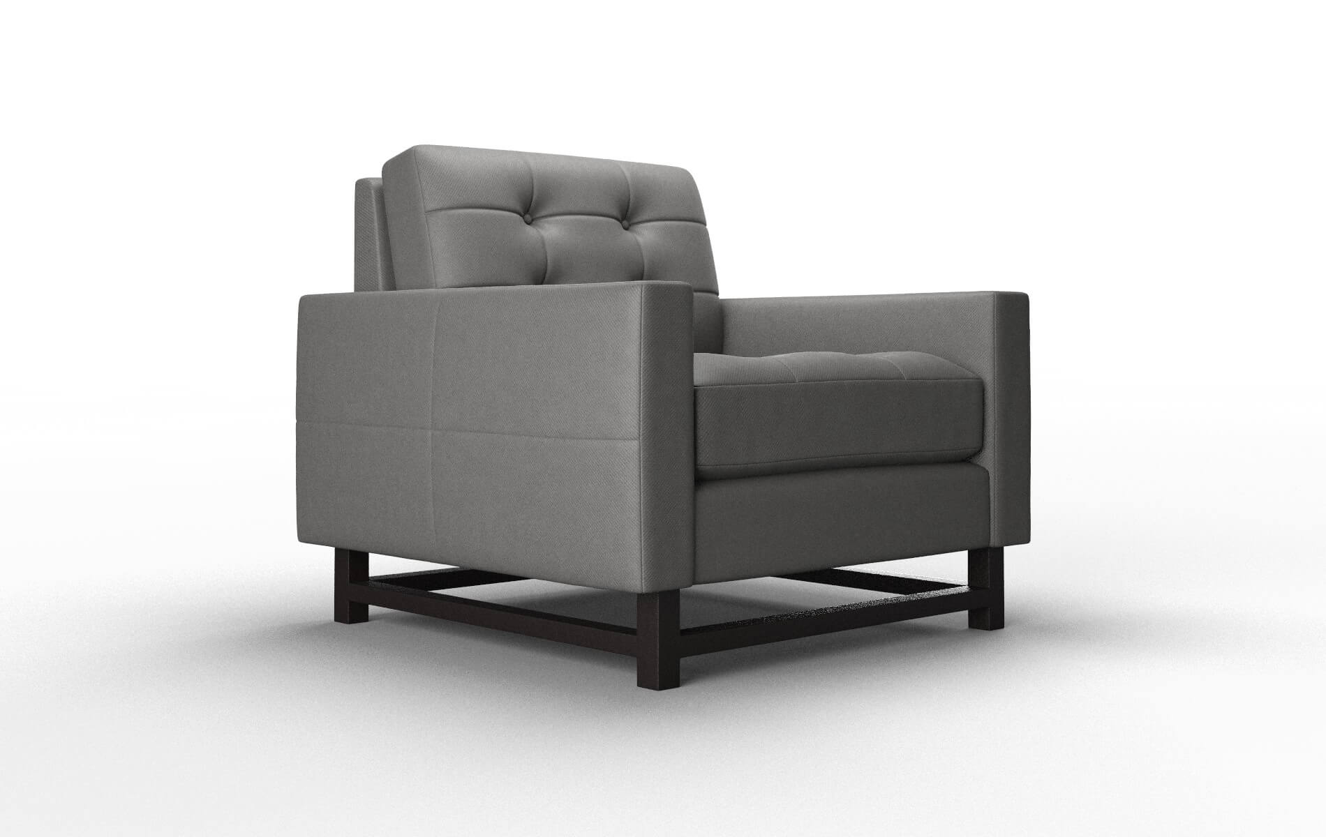 Madrid Rocket Charcoal Chair espresso legs 2