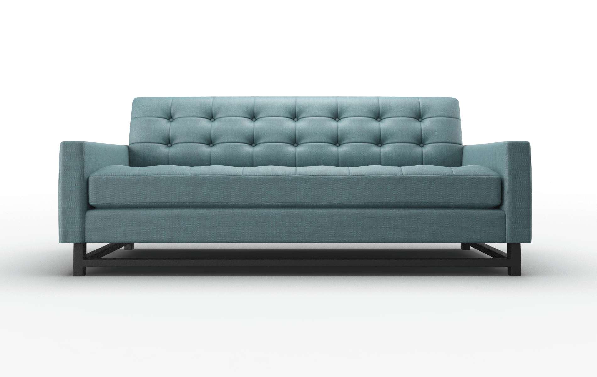 Madrid Rocket Peacock Sofa espresso legs 1