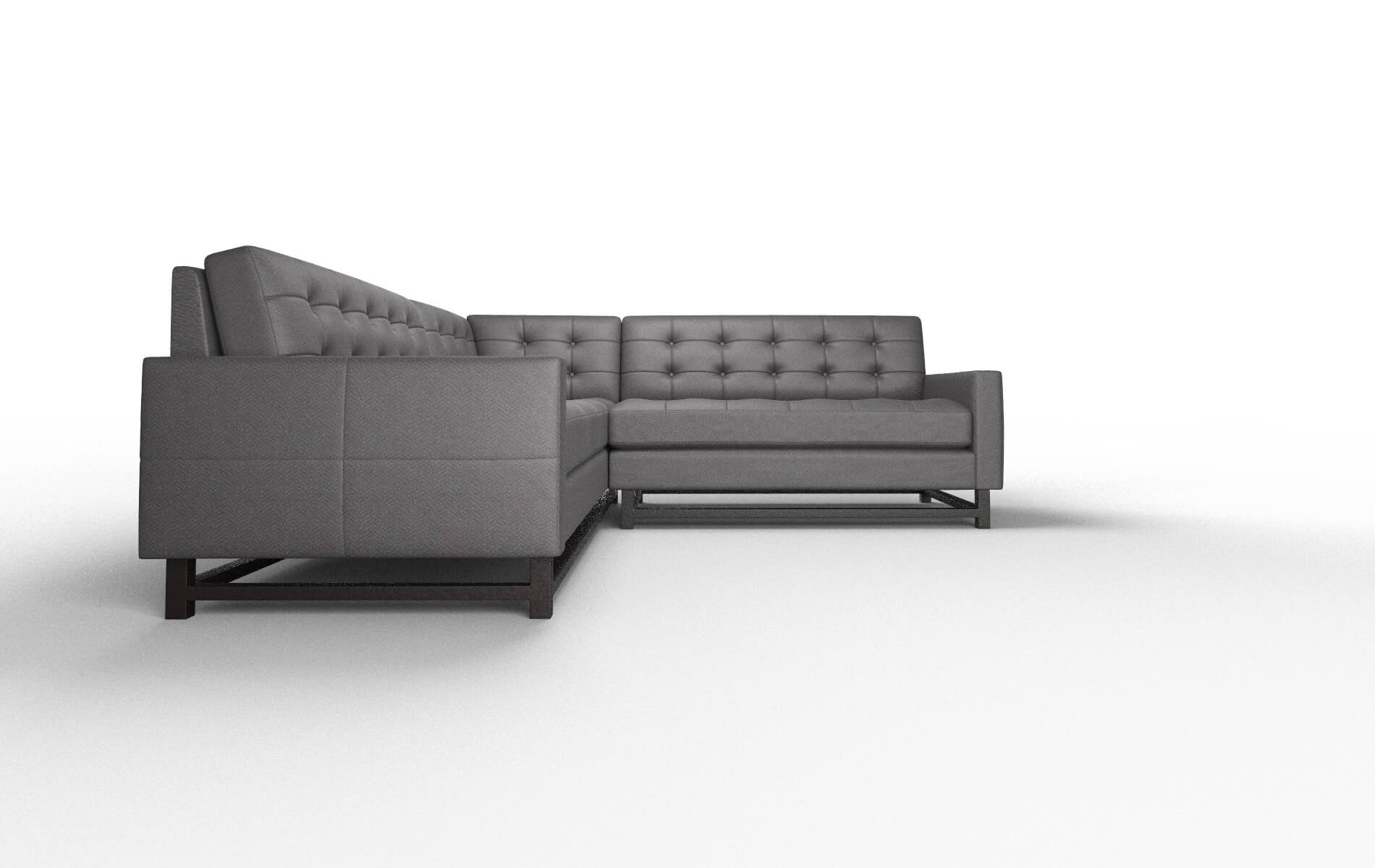 Madrid Royale Eclipse Sectional espresso legs 2
