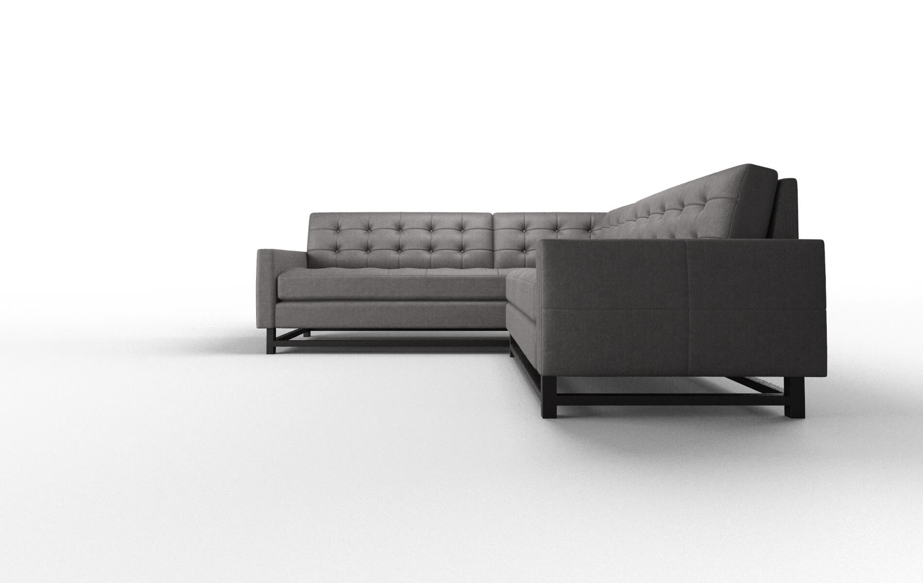 Madrid Sasha Grey Sectional espresso legs 5