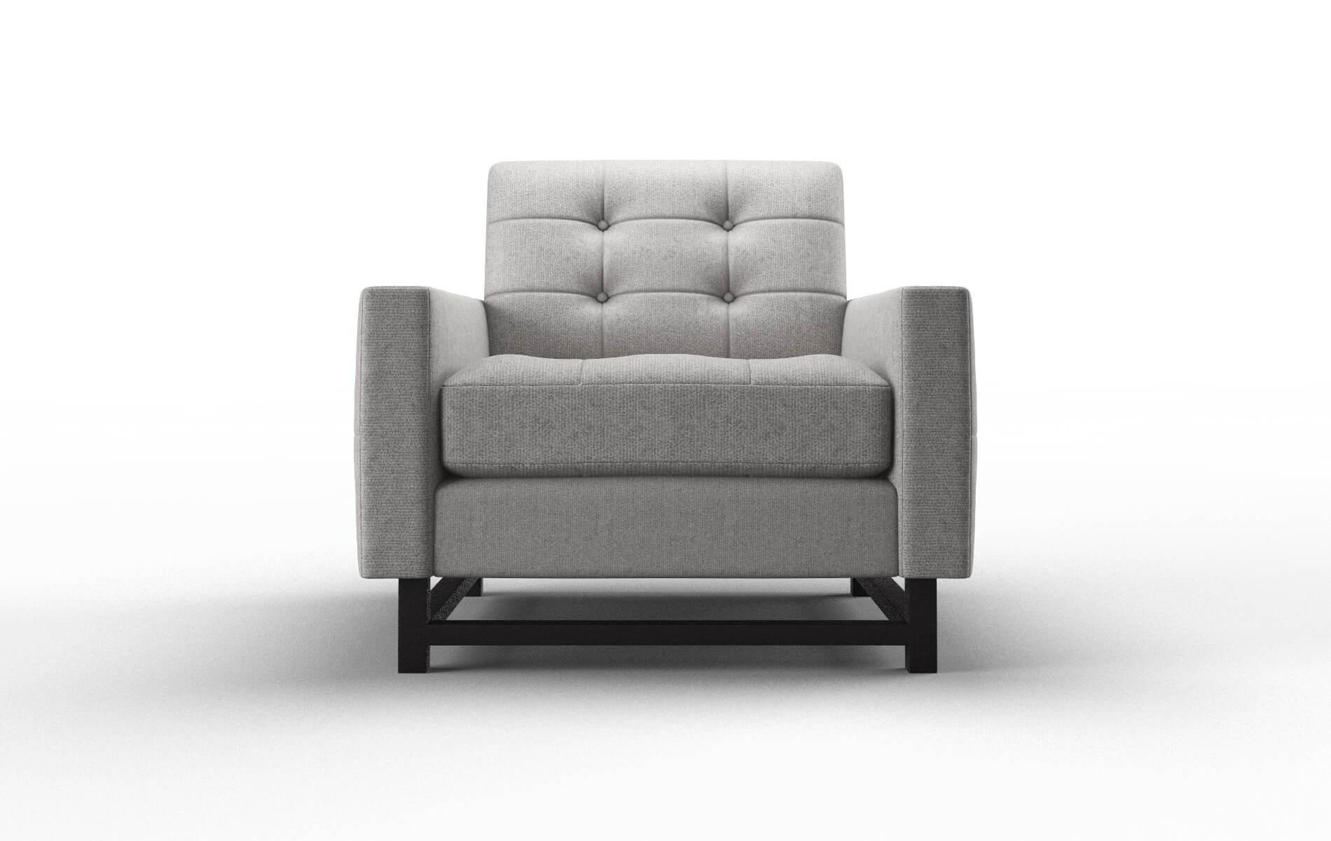 Madrid Sasha Silver Chair espresso legs 1