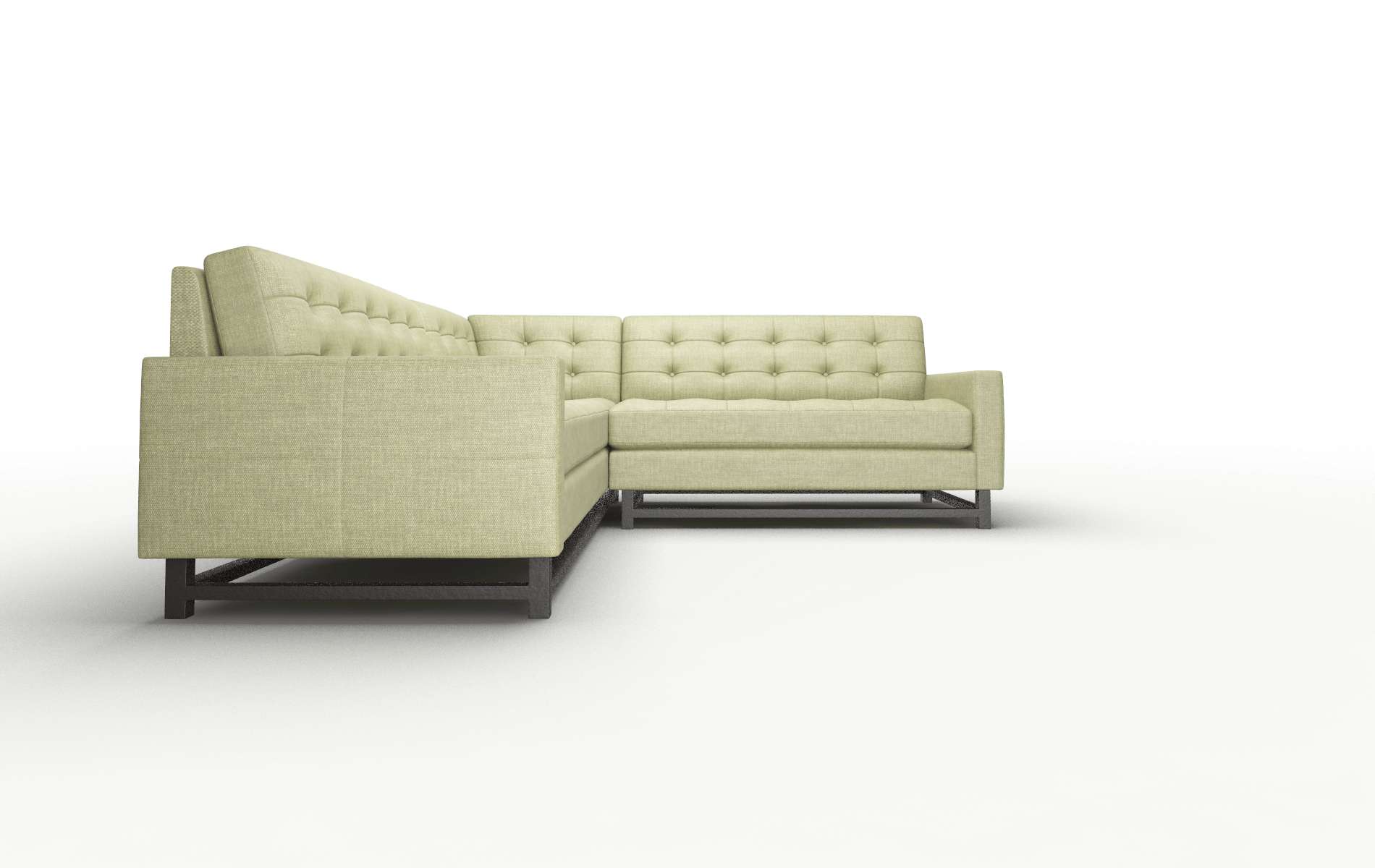Madrid Simplex Sour_apple Sectional espresso legs 2