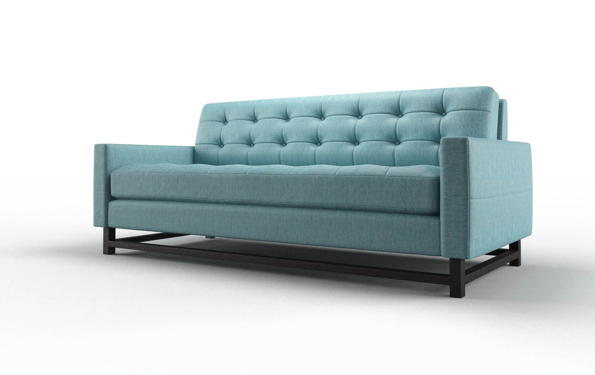 Madrid Sorrento Denim Sofa espresso legs 4