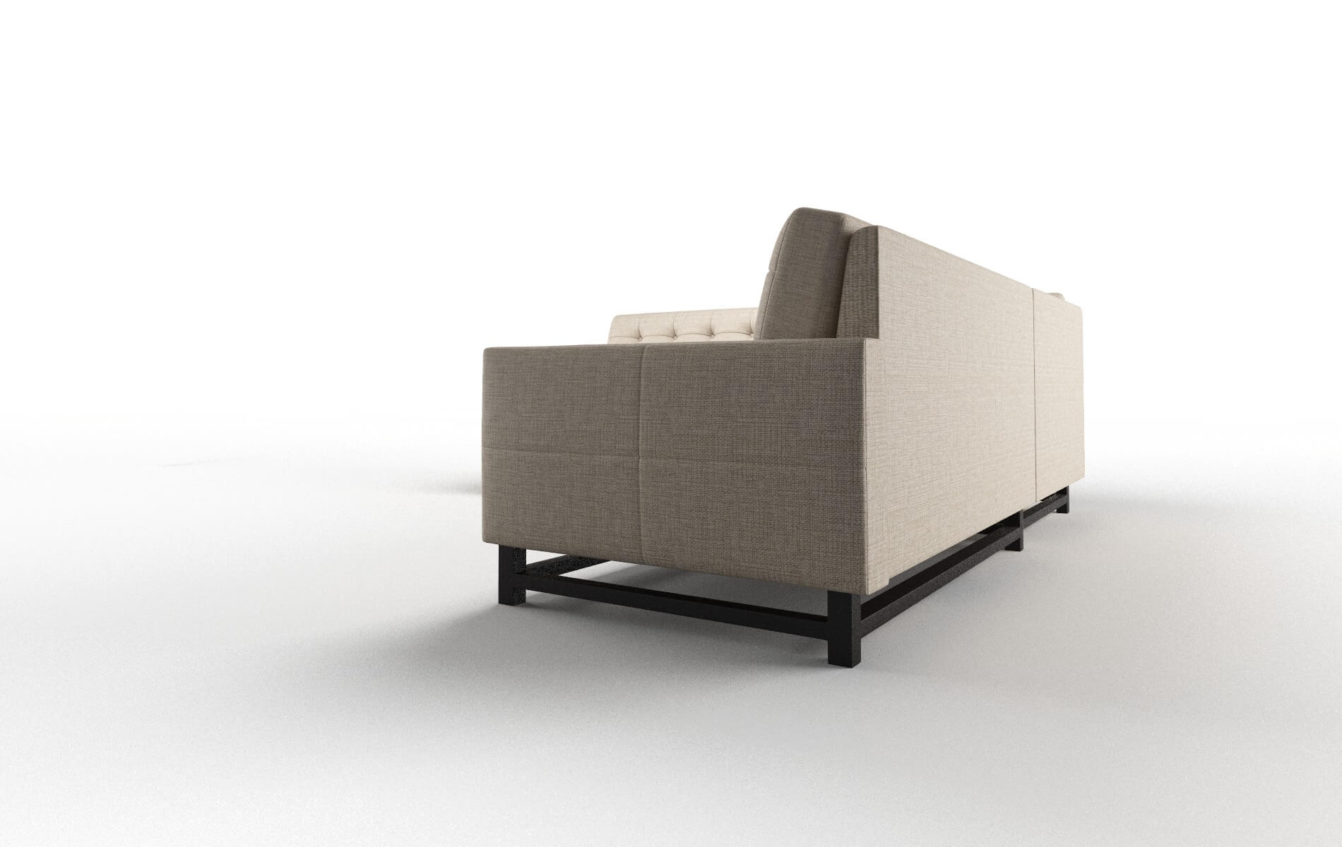 Madrid Sosoftness 74 Sectional espresso legs 4