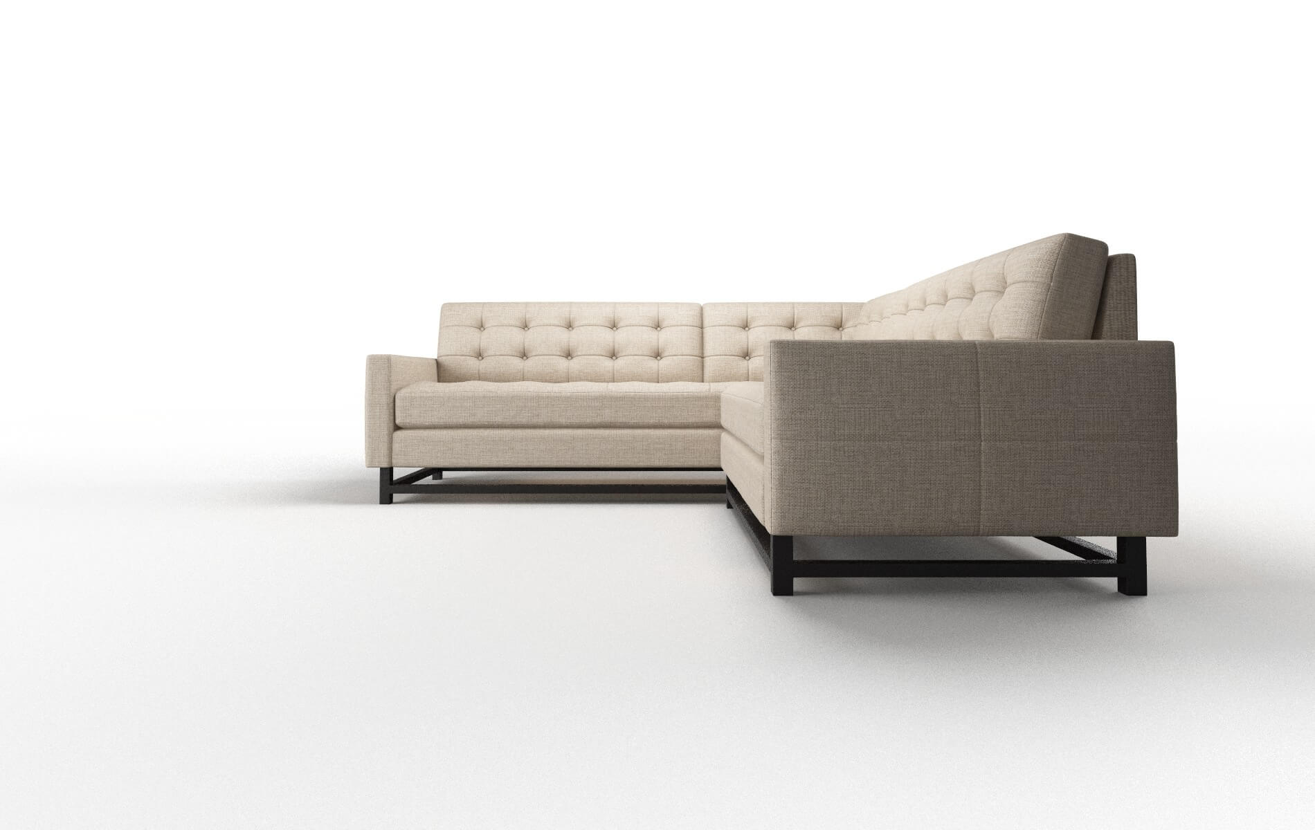 Madrid Sosoftness 74 Sectional espresso legs 5