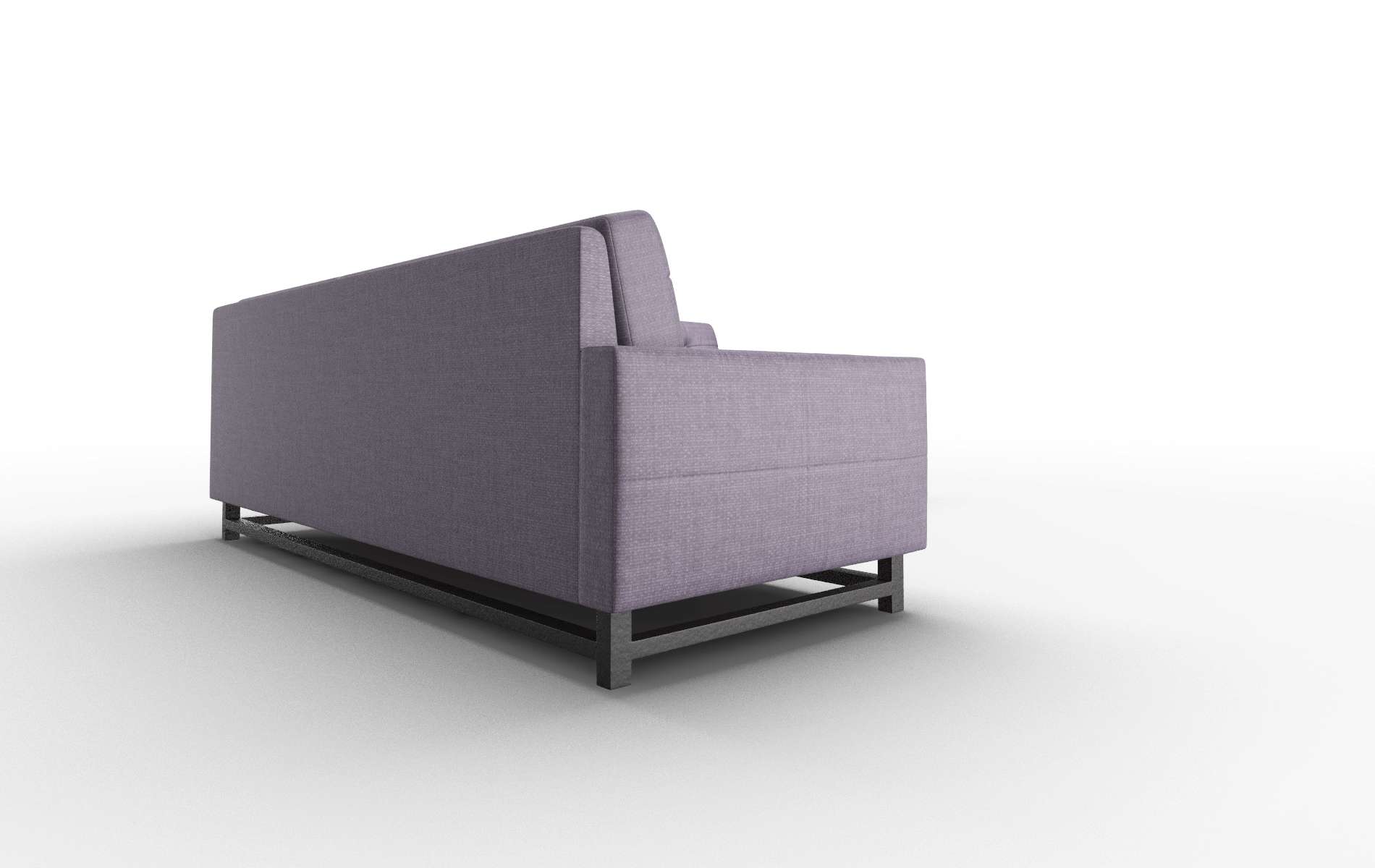 Madrid Tess Blackberry Sectional espresso legs 3