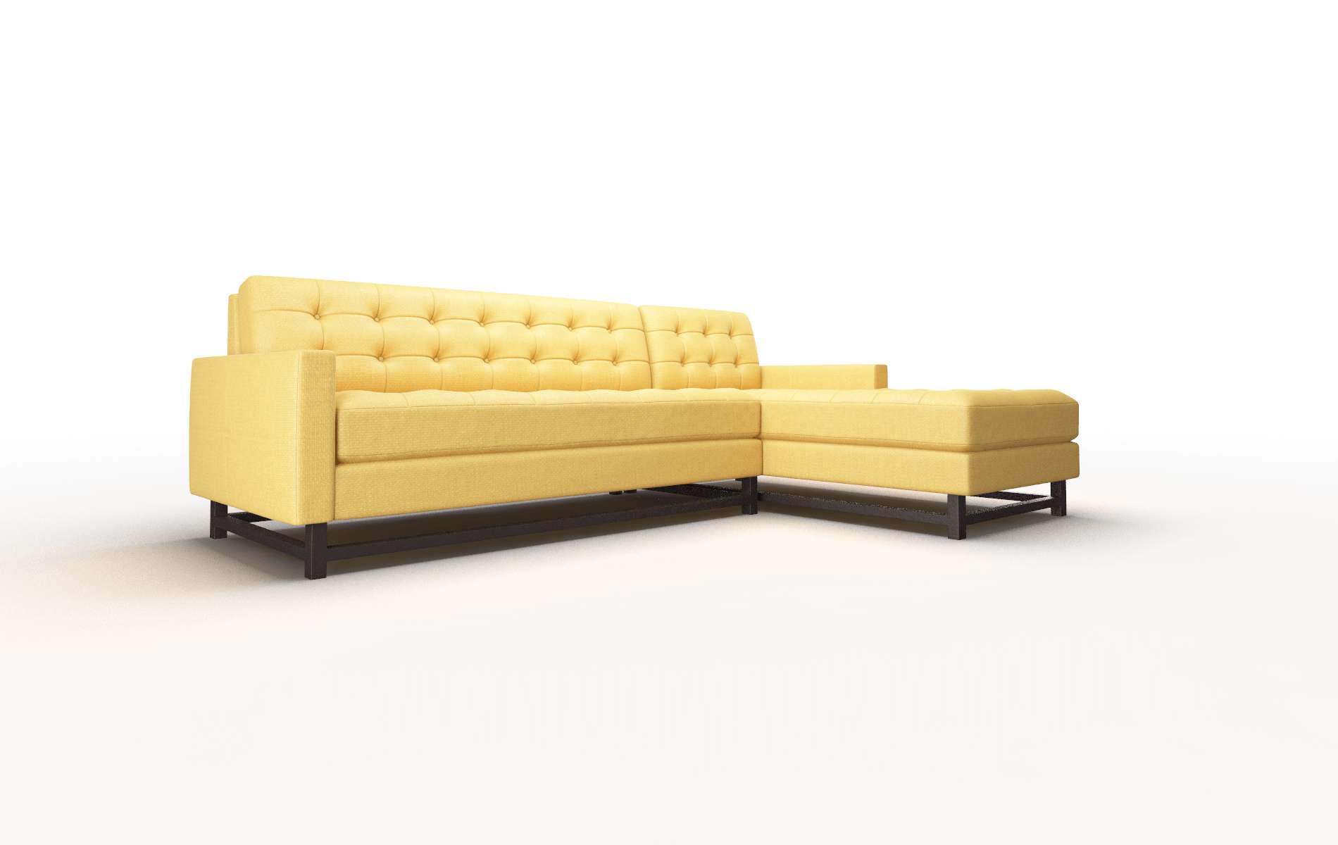 Madrid Tess Turmeric Panel espresso legs 2