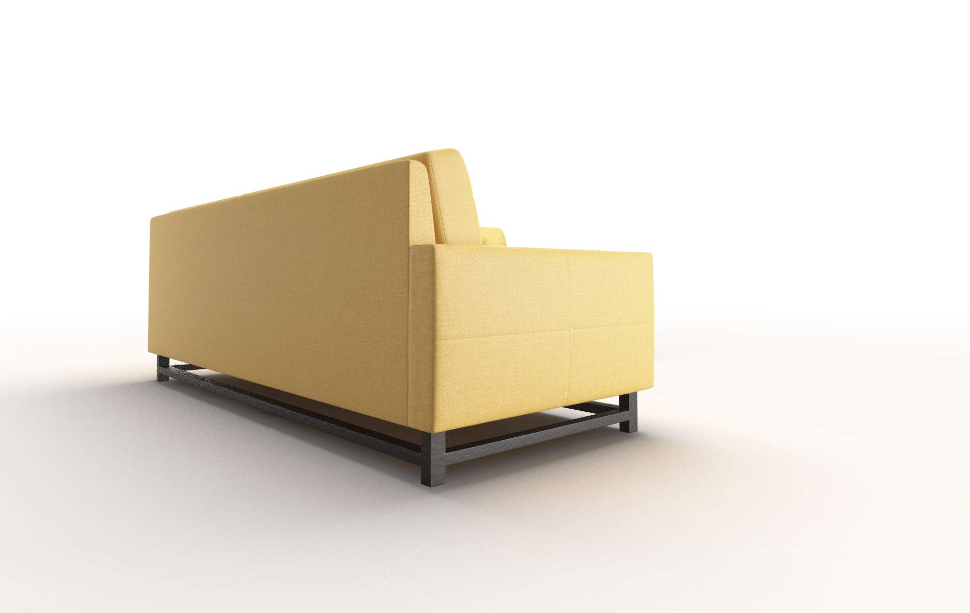 Madrid Tess Turmeric Sectional espresso legs 3