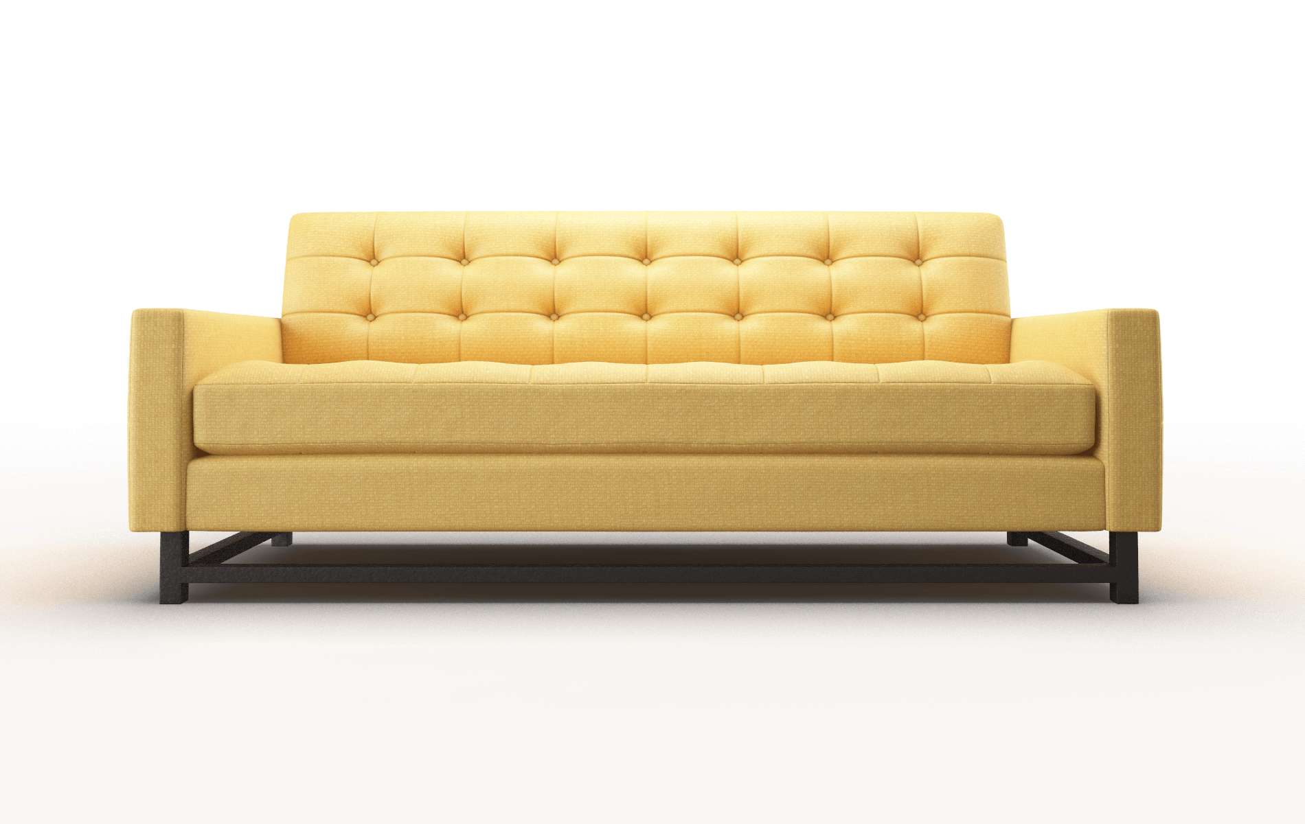 Madrid Tess Turmeric Sofa espresso legs 1