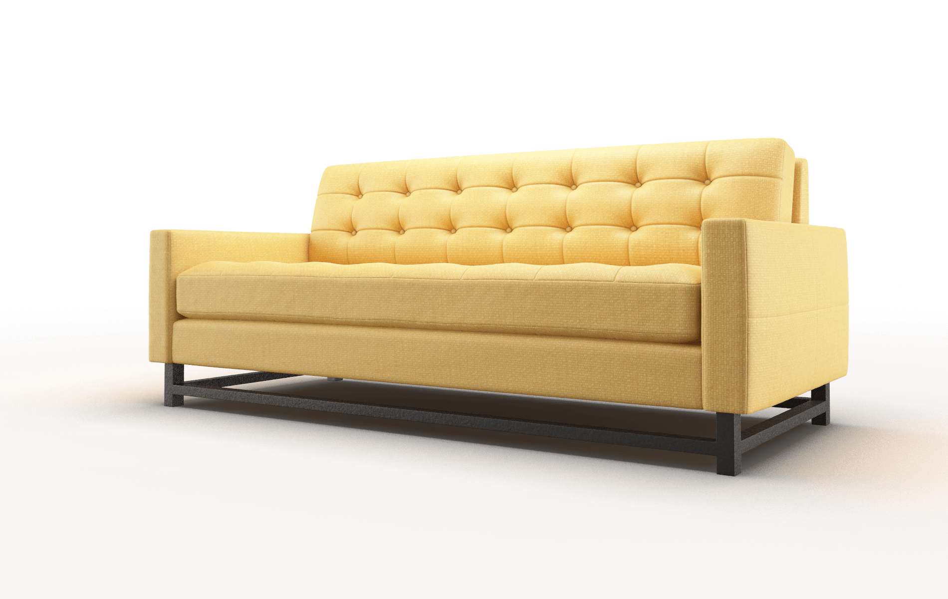 Madrid Tess Turmeric Sofa espresso legs 4