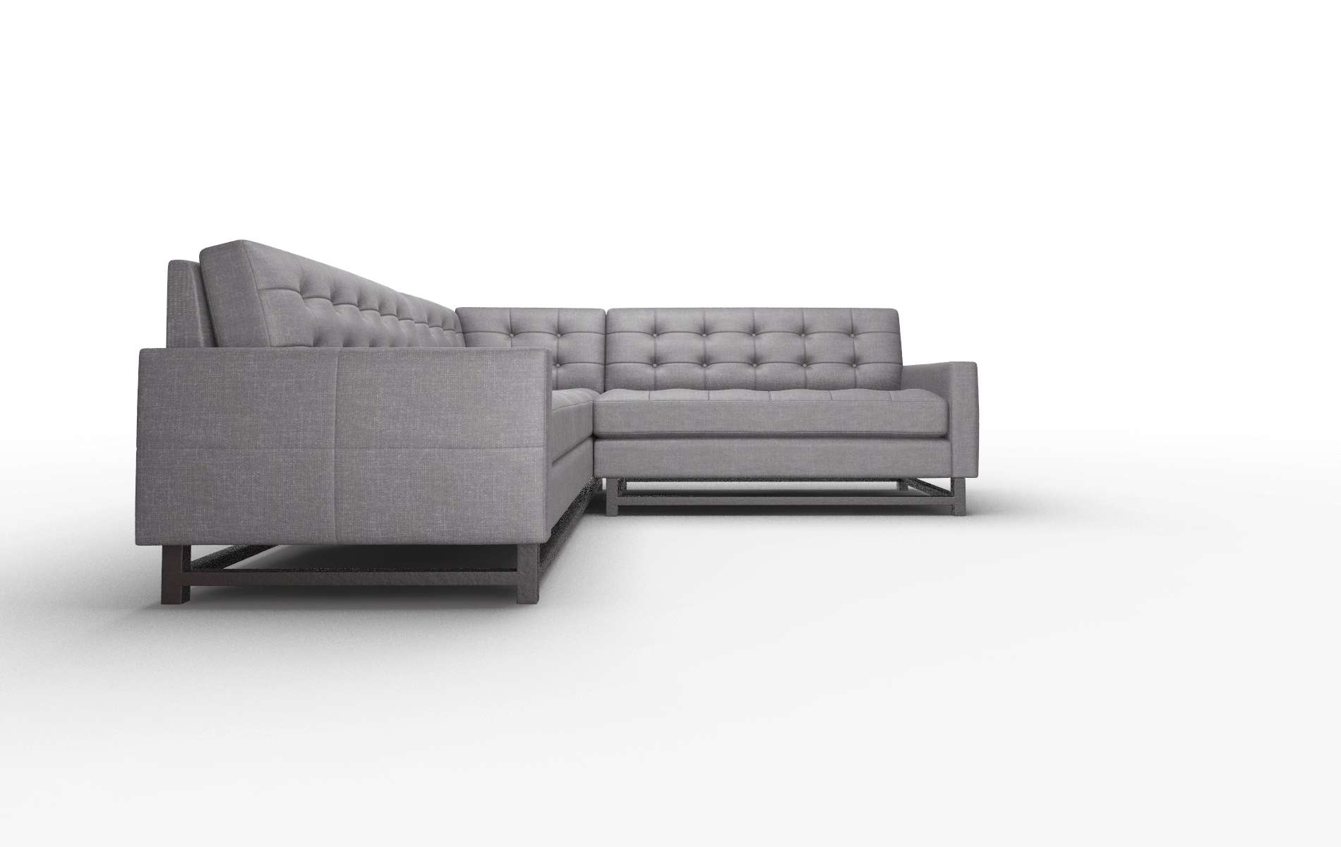 Madrid Venus Onyx Sectional espresso legs 2