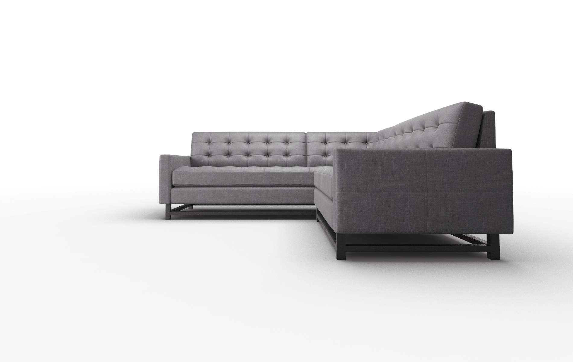 Madrid Venus Onyx Sectional espresso legs 5