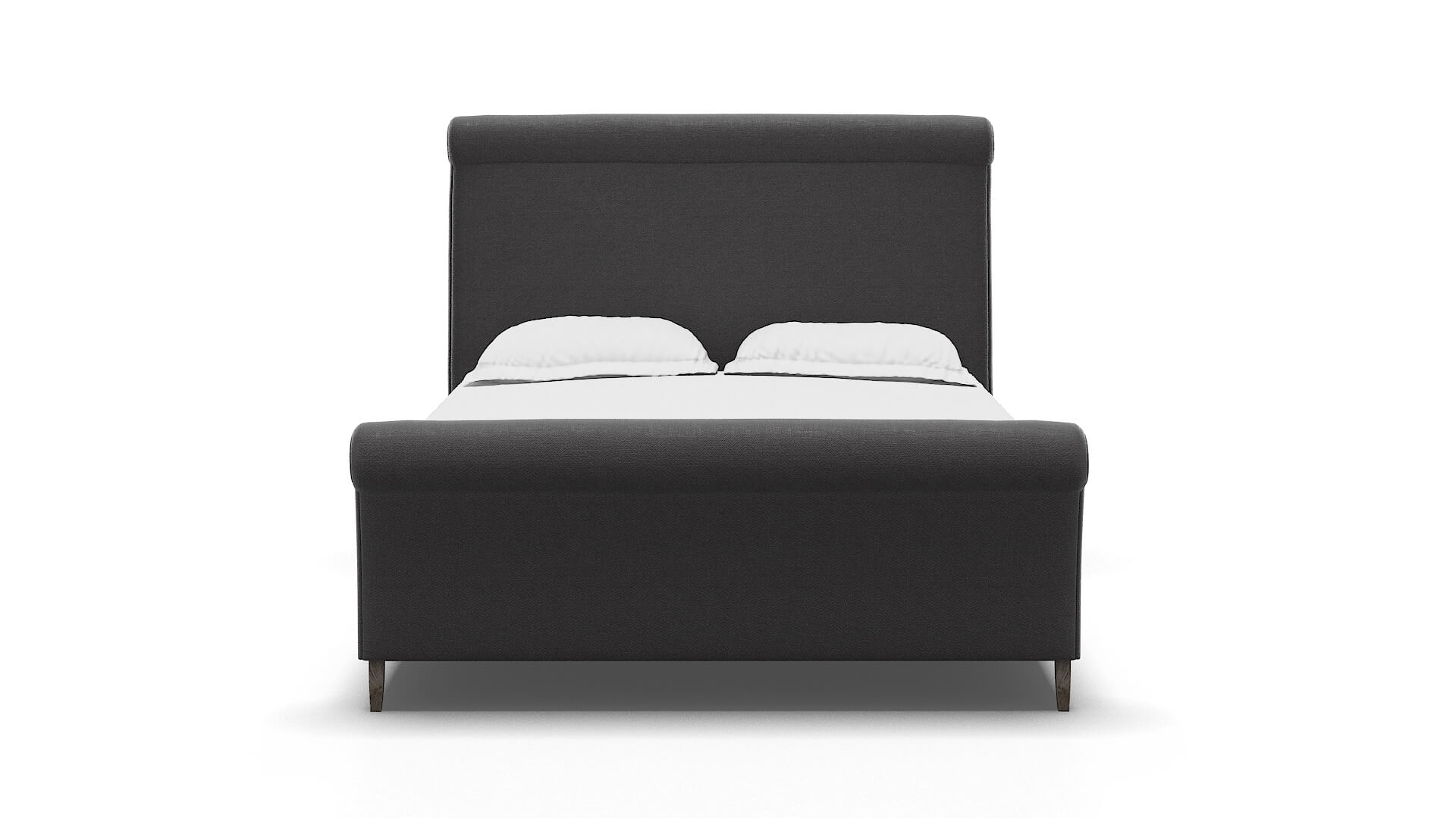 Maja Catalina Charcoal Bed espresso legs 1