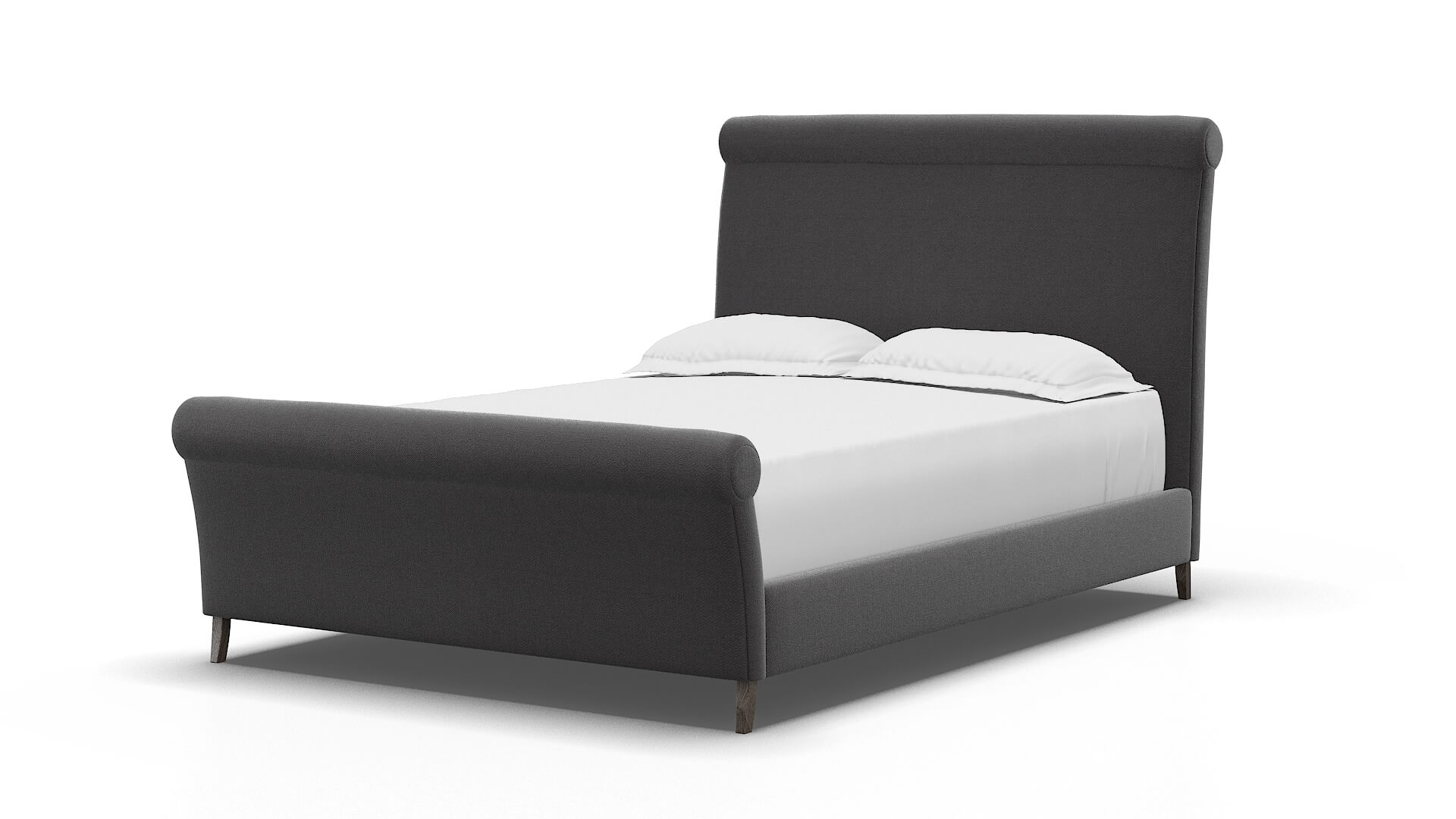 Maja Catalina Charcoal Bed espresso legs 5