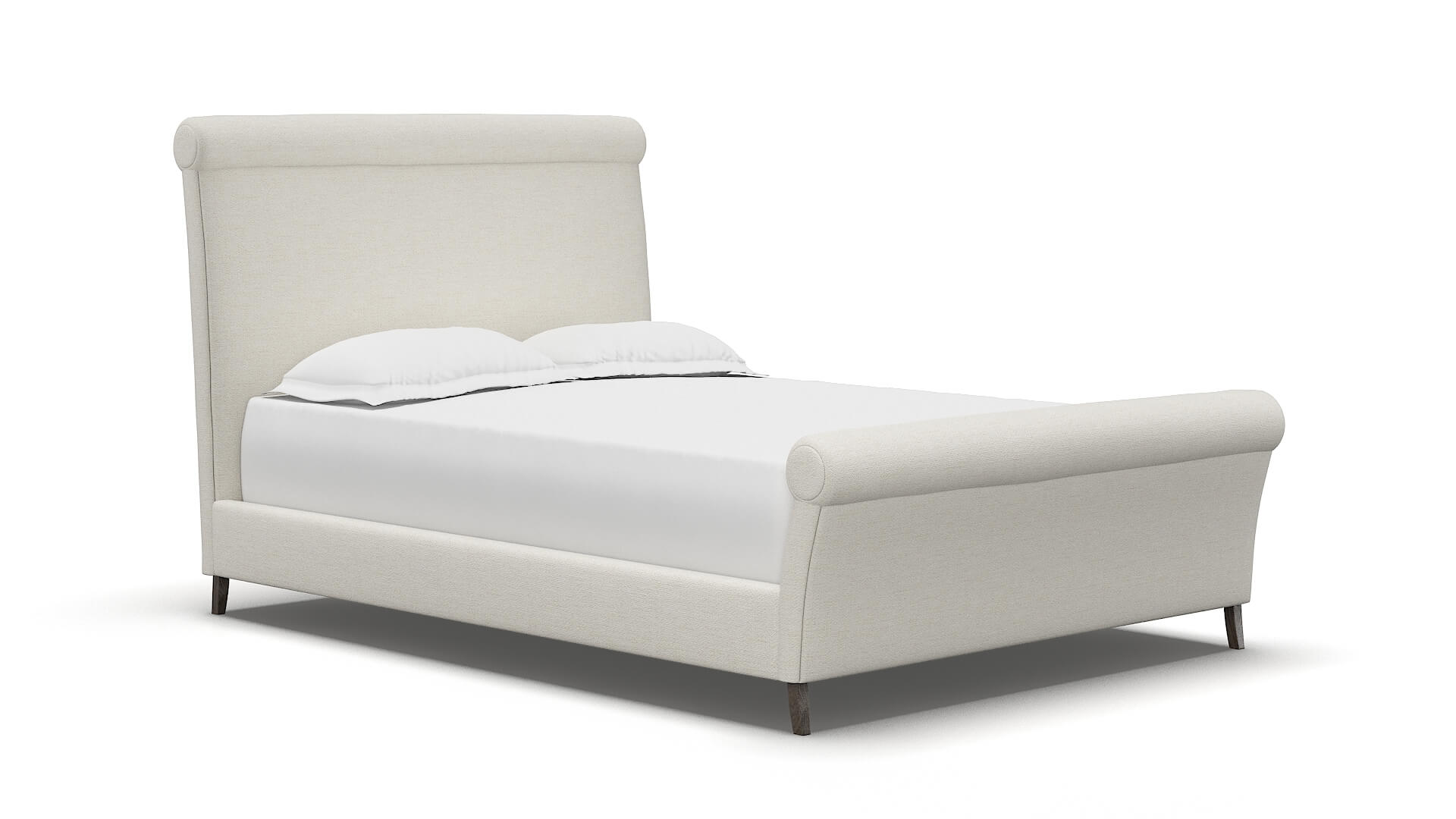 Maja Catalina Ivory Bed espresso legs 2