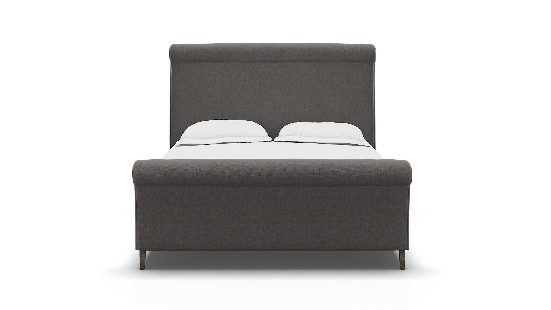 Maja Cosmo Charcoal Bed espresso legs 1